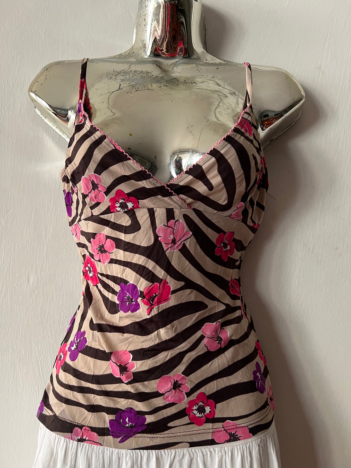 Vintage graphic cami top