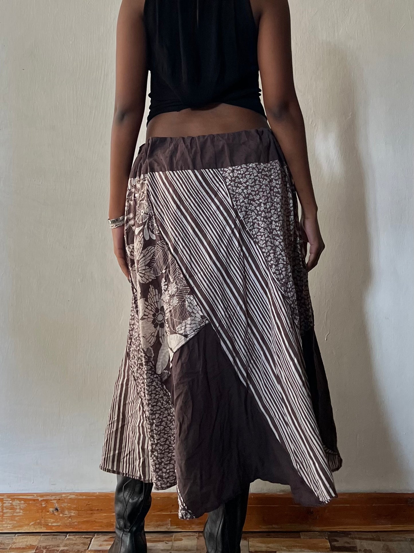 Bohemian Patch Work Skirt