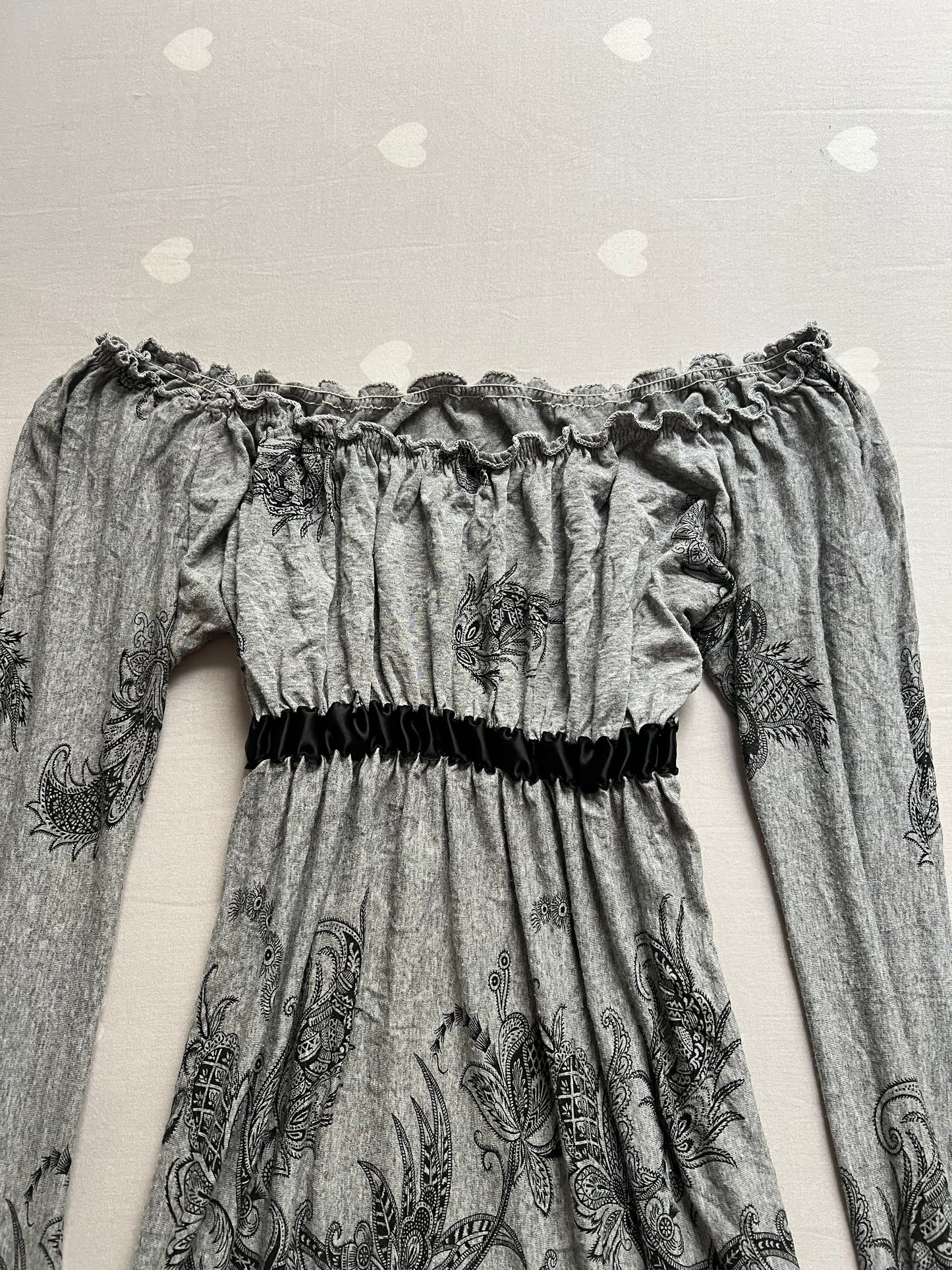 Whimsy Gothic off the shoulder baby doll top