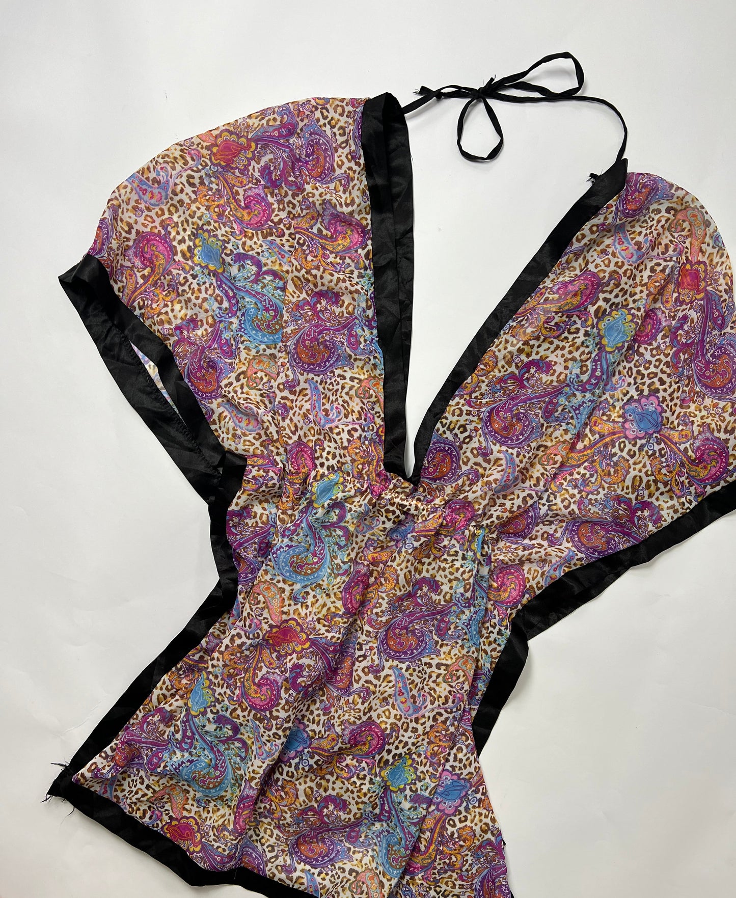 Baby Phat Paisley Kimono Sleeve Tunic