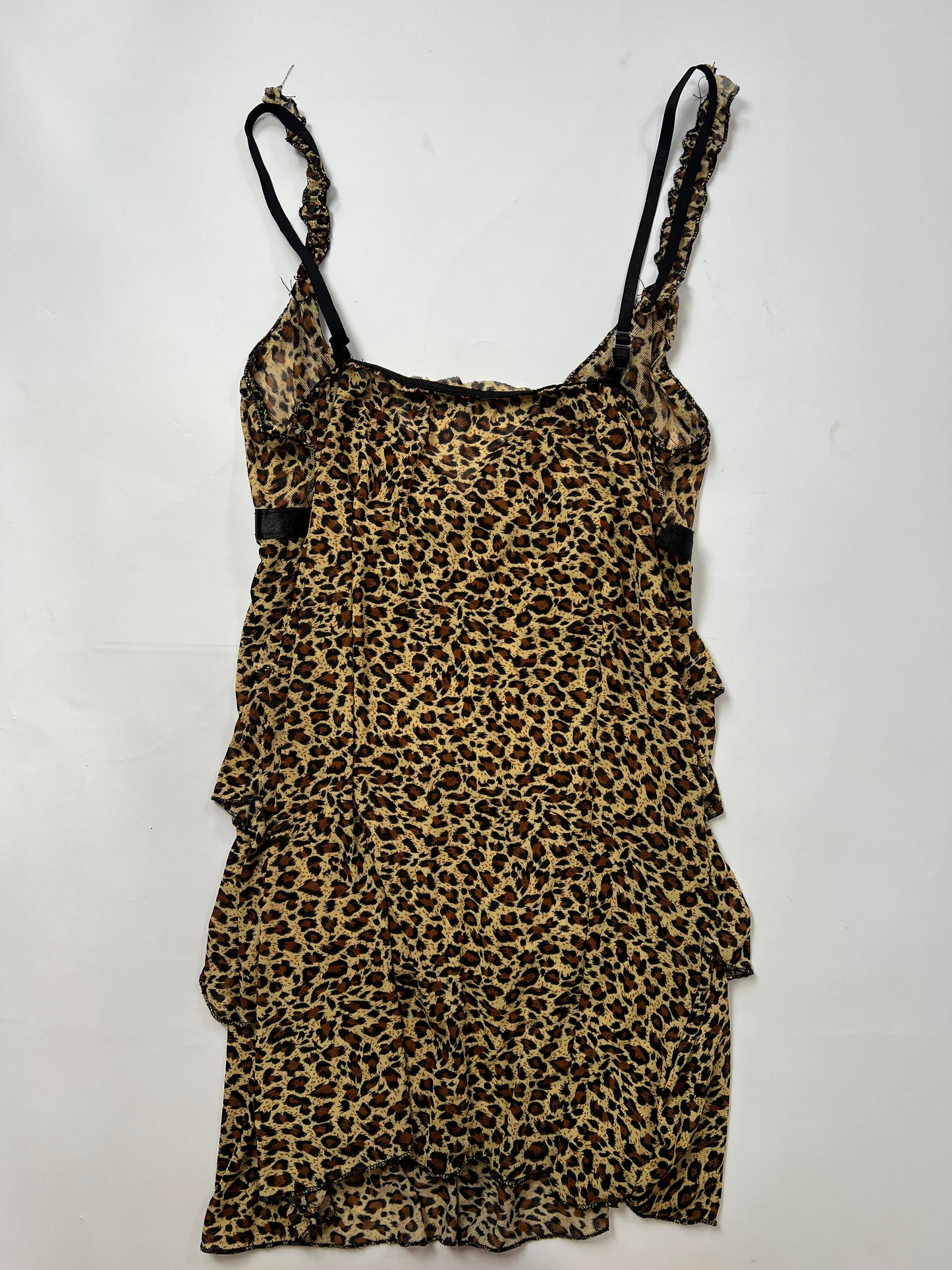 Leopard Print Ruffle Cami