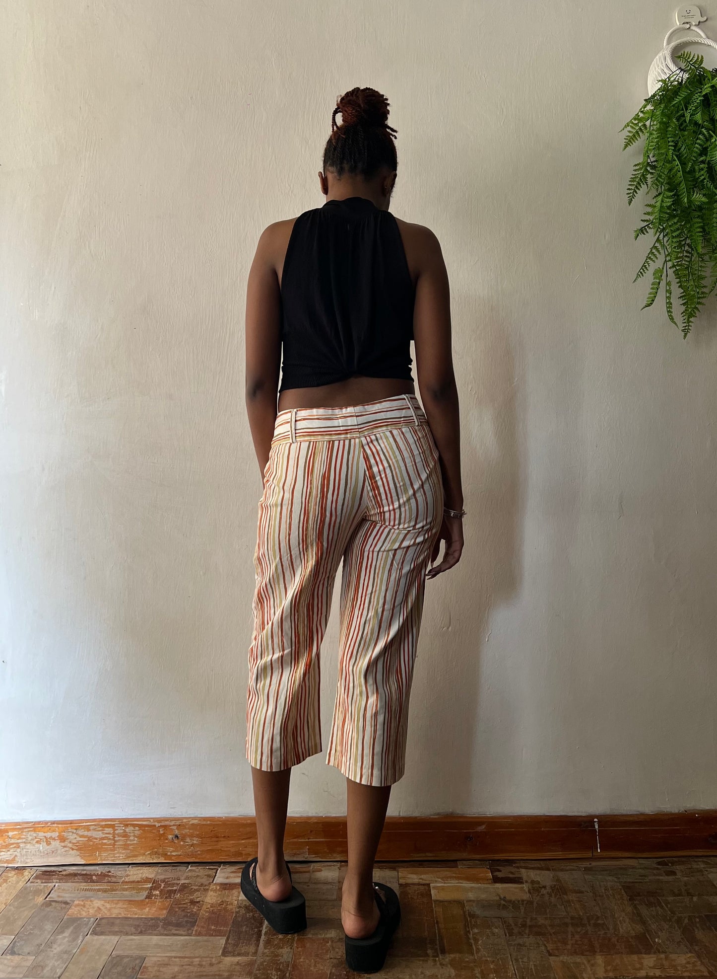 Striped capris