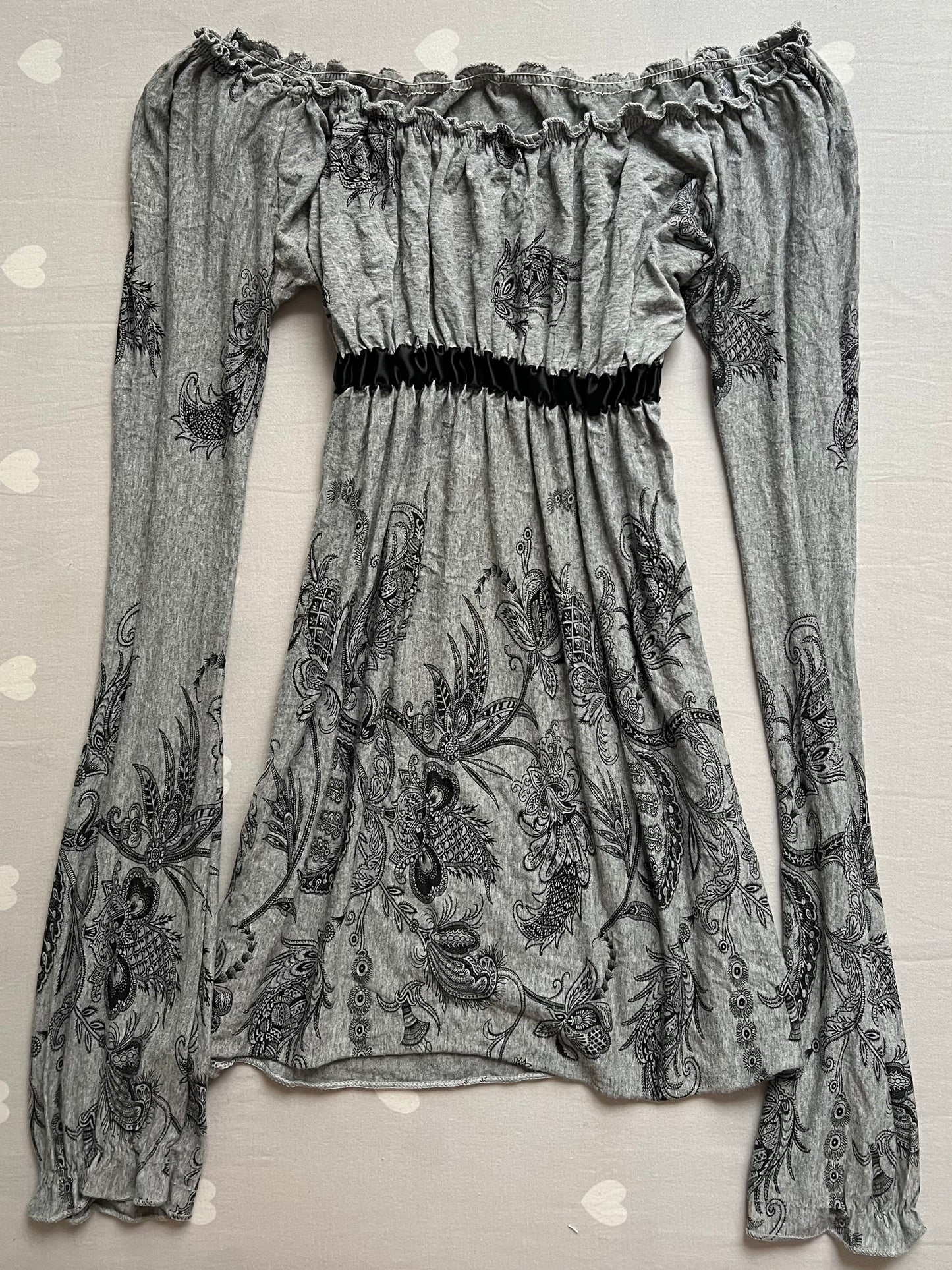 Whimsy Gothic off the shoulder baby doll top