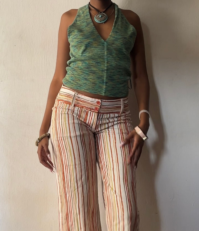 Vintage hippie Halter Top