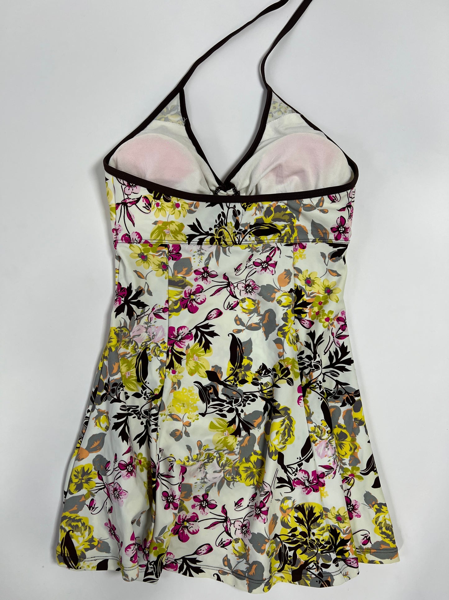 Floral Halter Tankini Dress