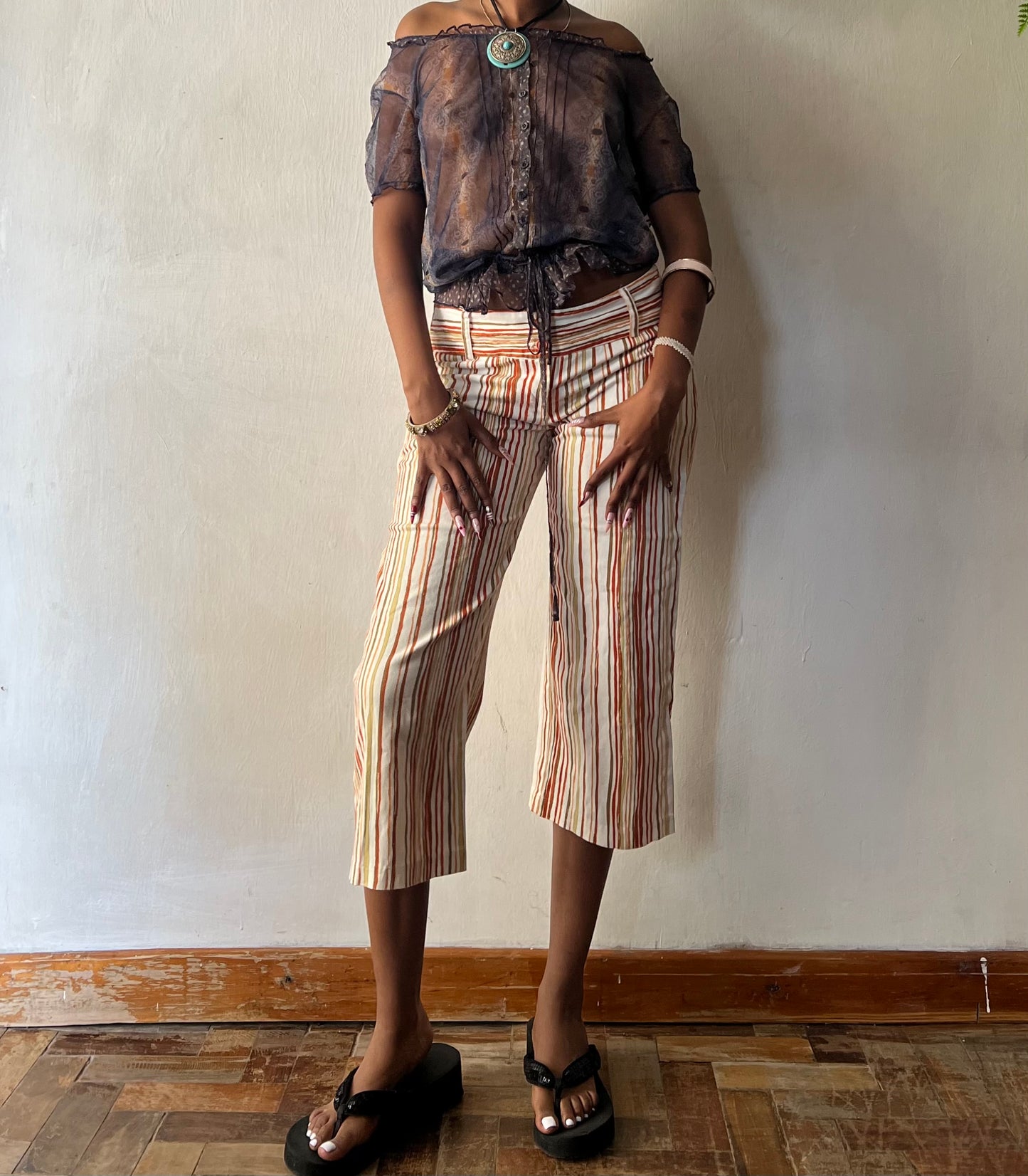 Sheer boho top
