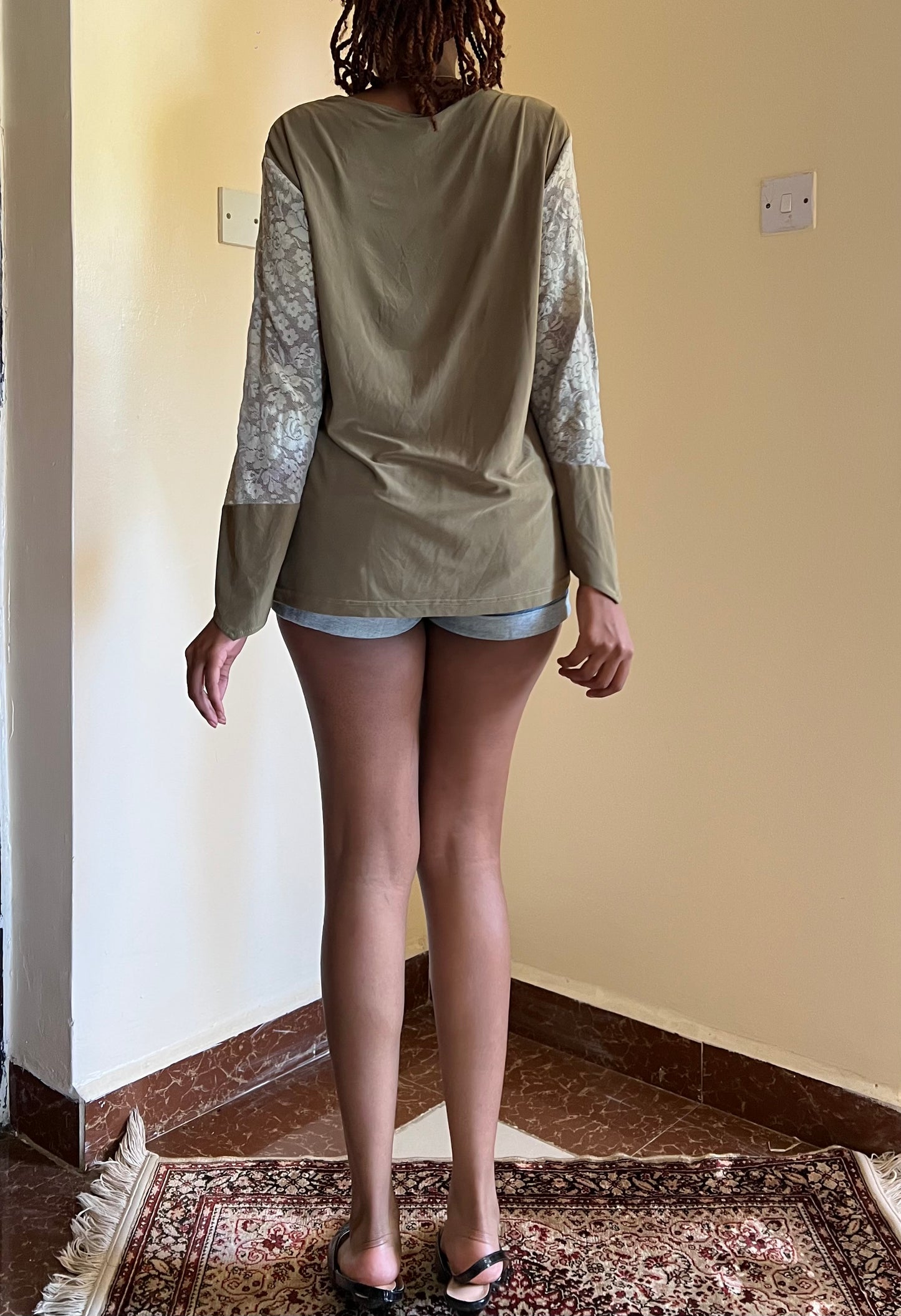 Flowy whimsy long sleeve top