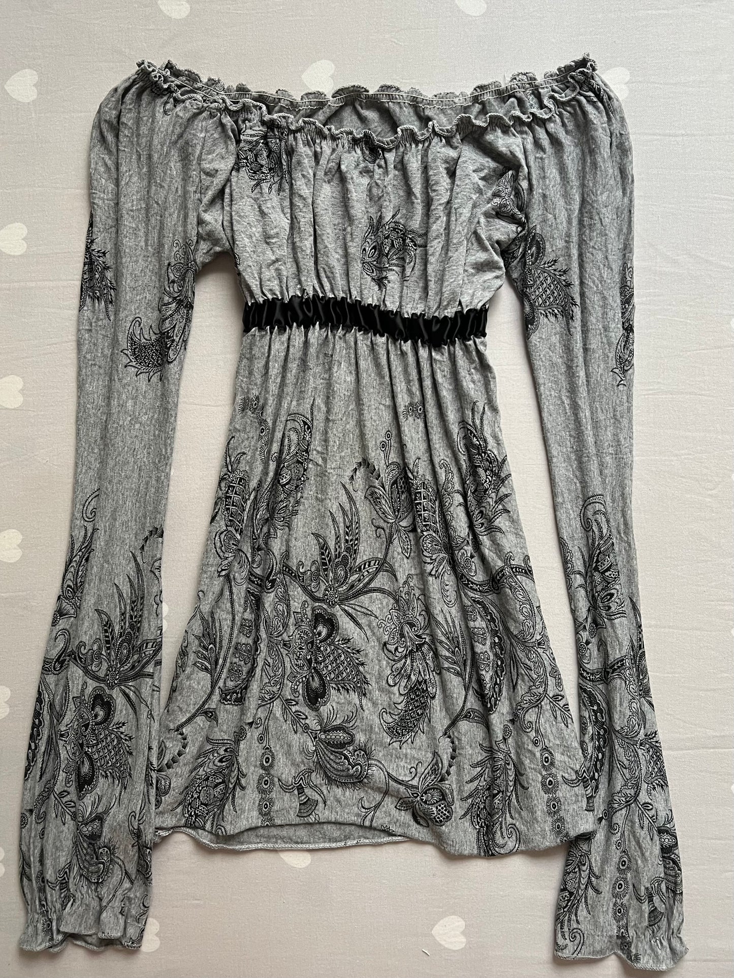 Whimsy Gothic off the shoulder baby doll top