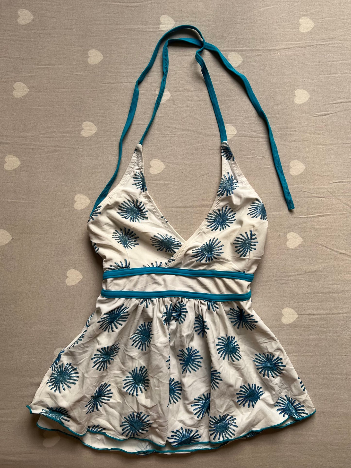 Y2k tankini halter top