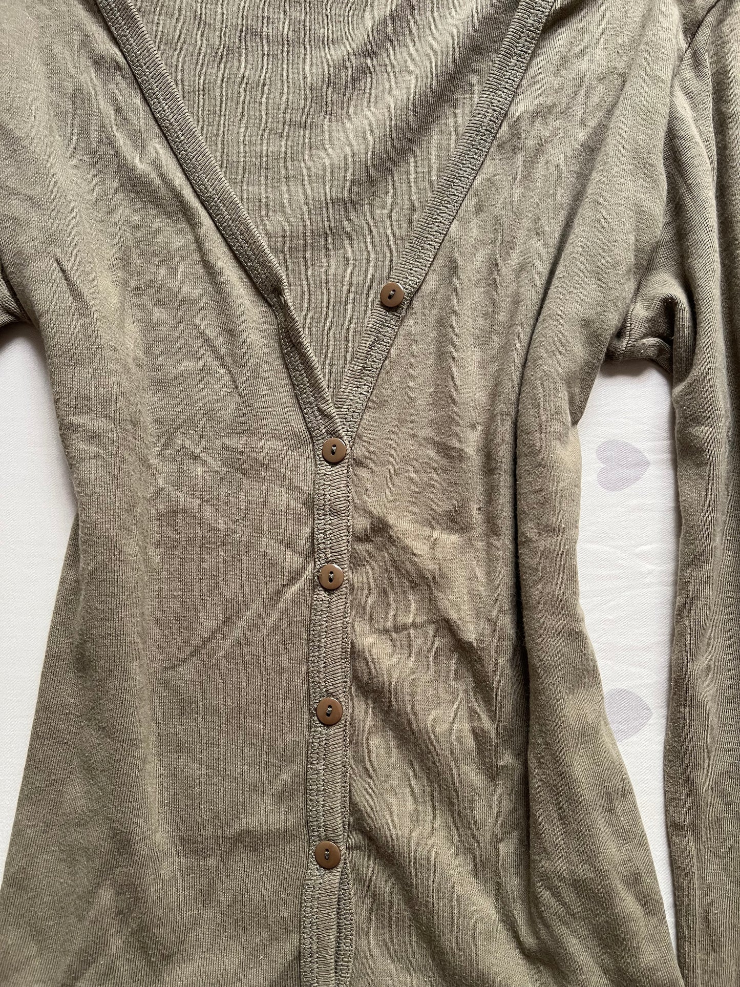 Olive Green Cardigan