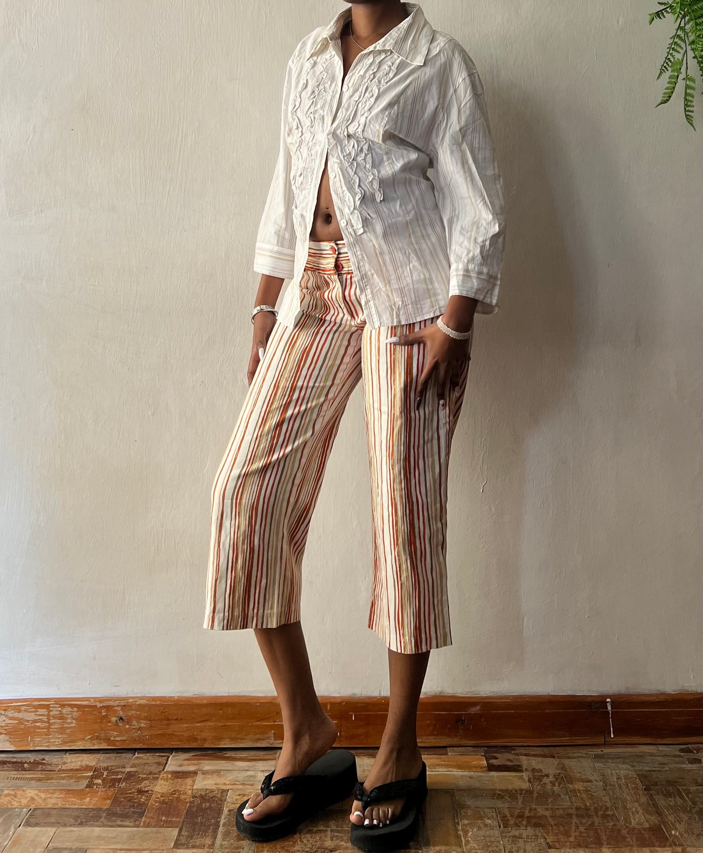 Striped cotton long sleeve