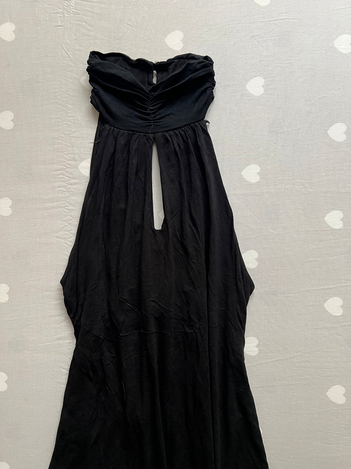 Key hole high neck top