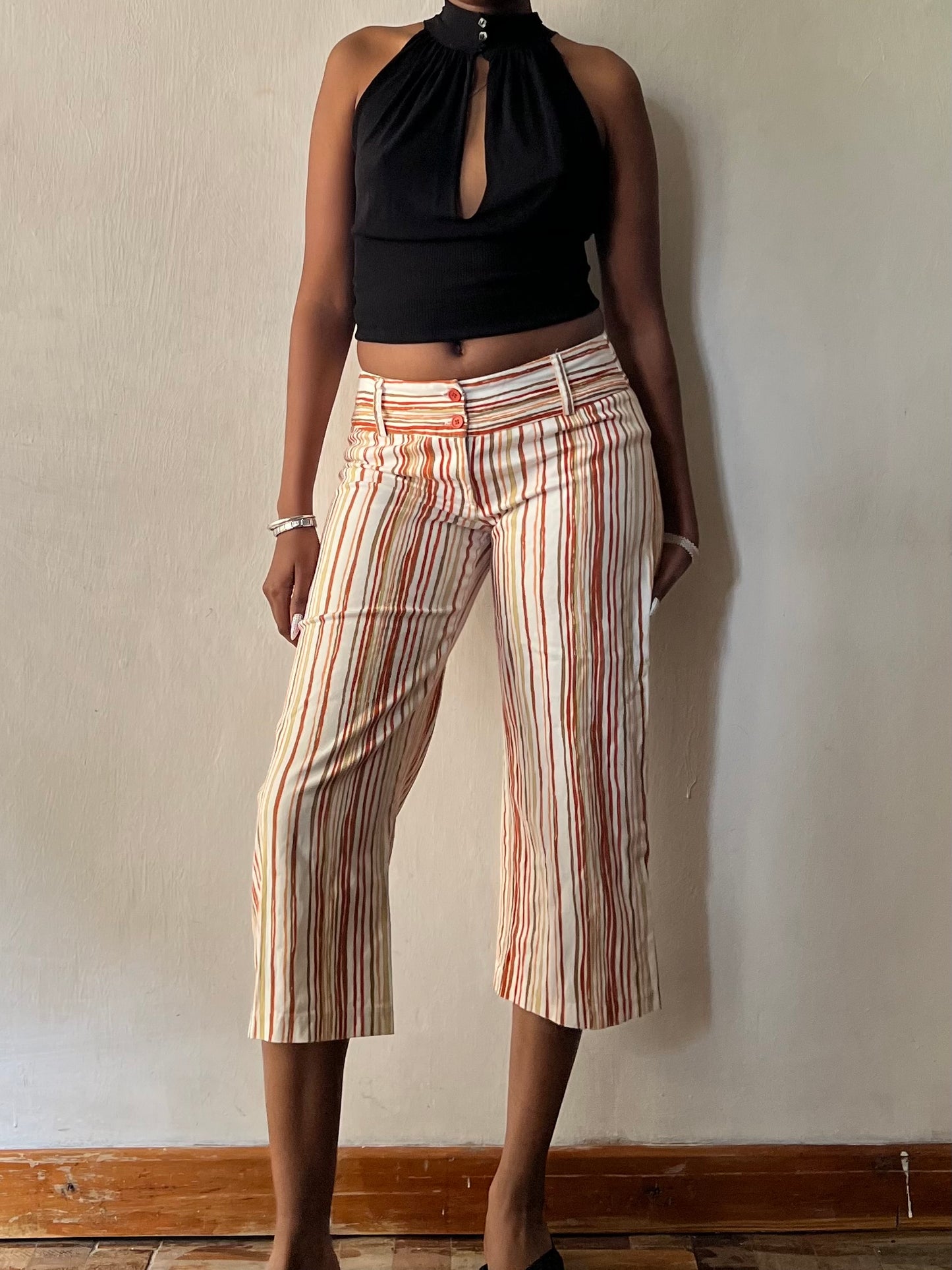 Striped capris