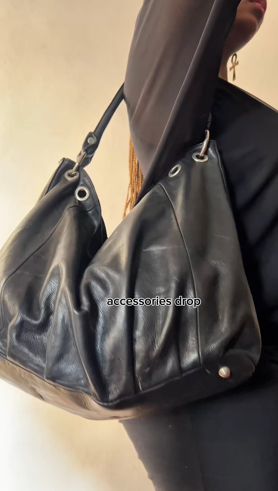 Leather Hobo Bag