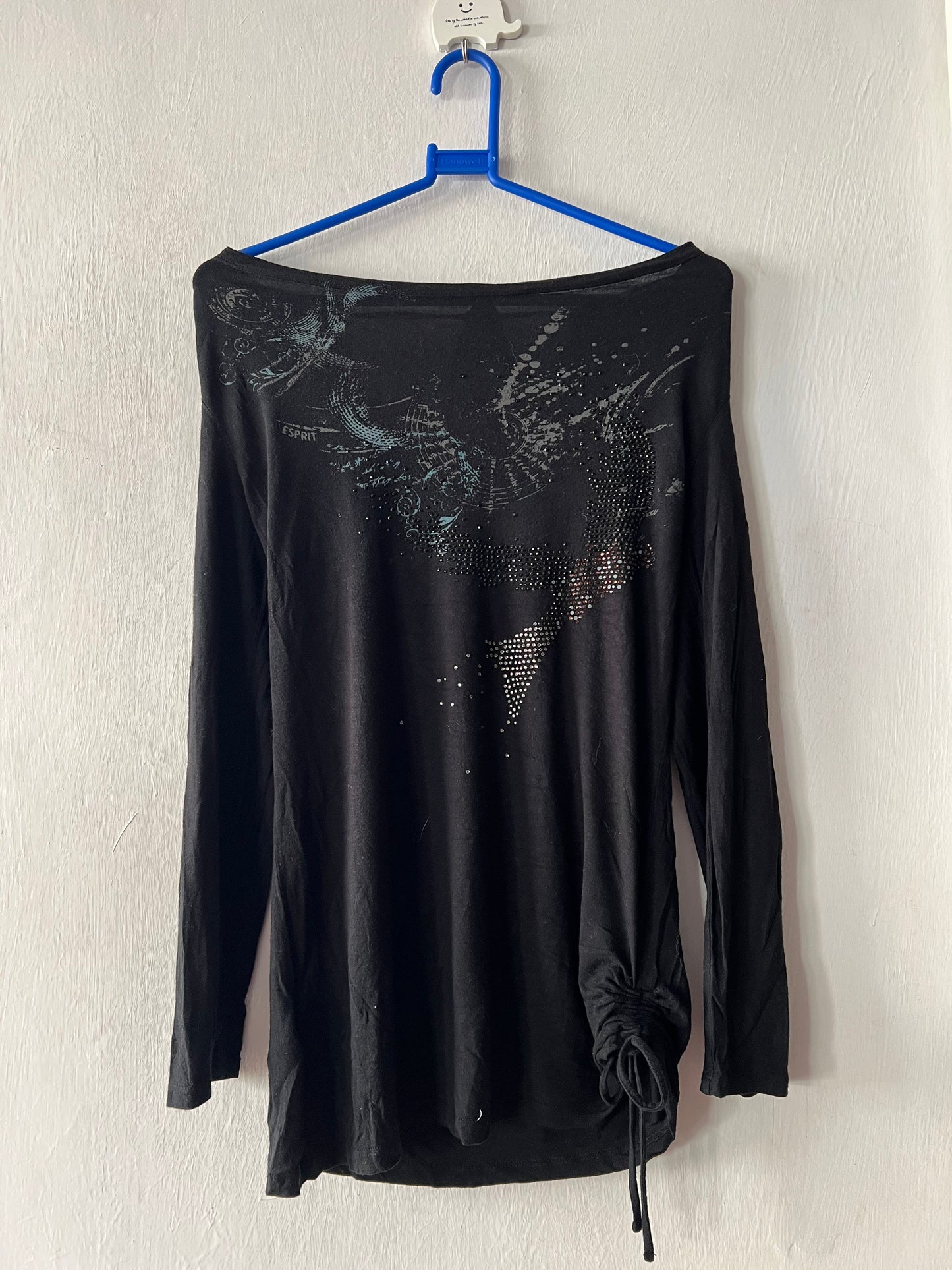 Graphic y2k long sleeve top