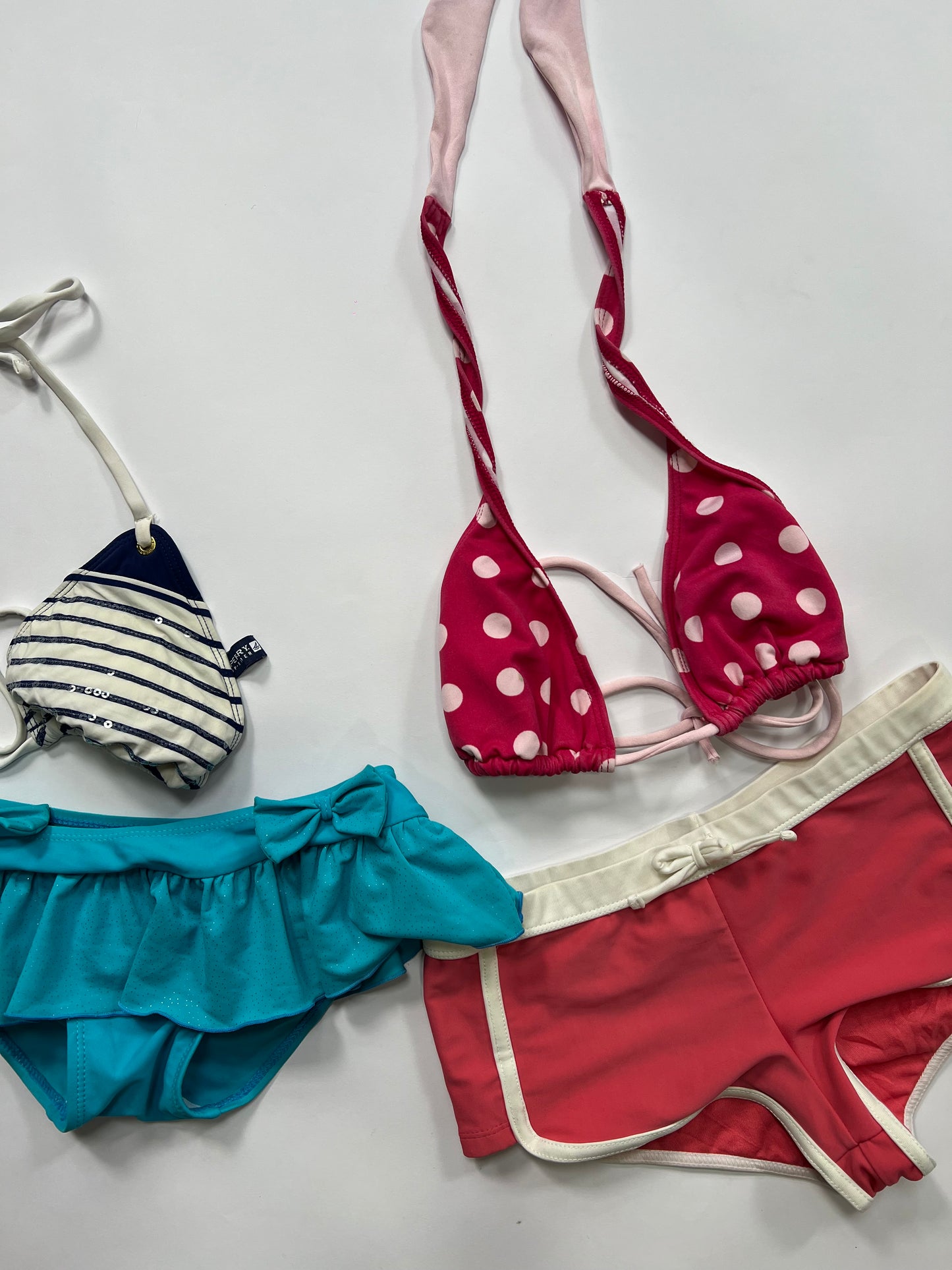 Pink Polka Dot Swim Set