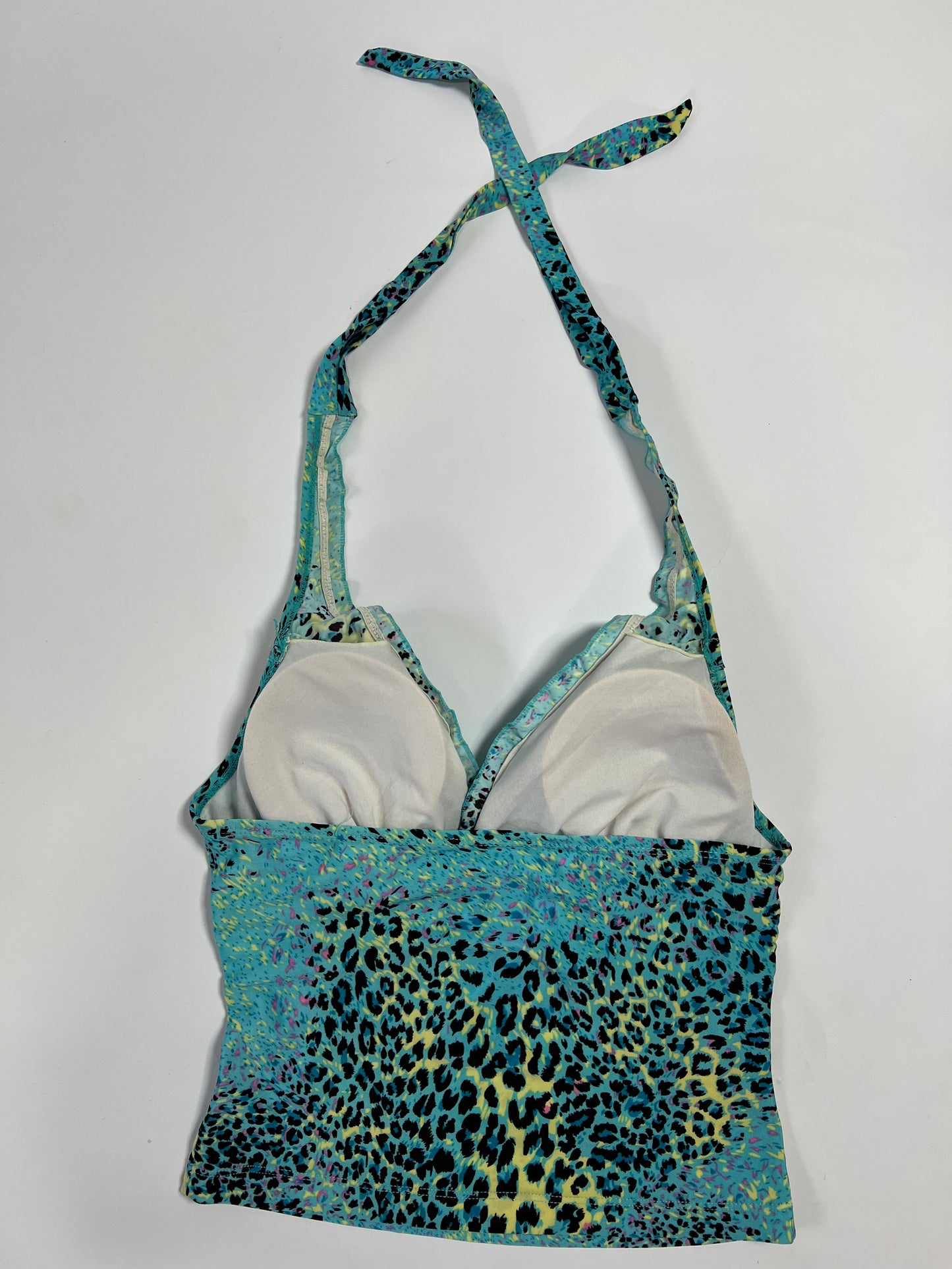 Animal print tankini halter
