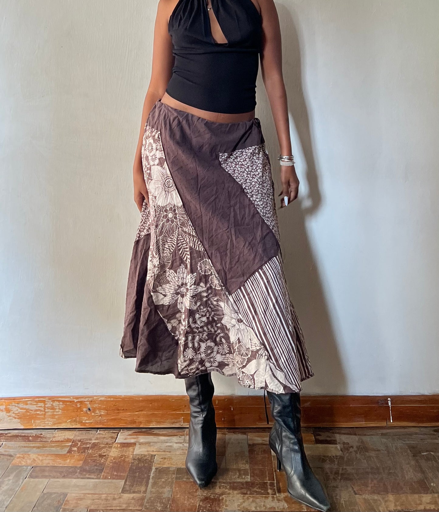 Bohemian Patch Work Skirt