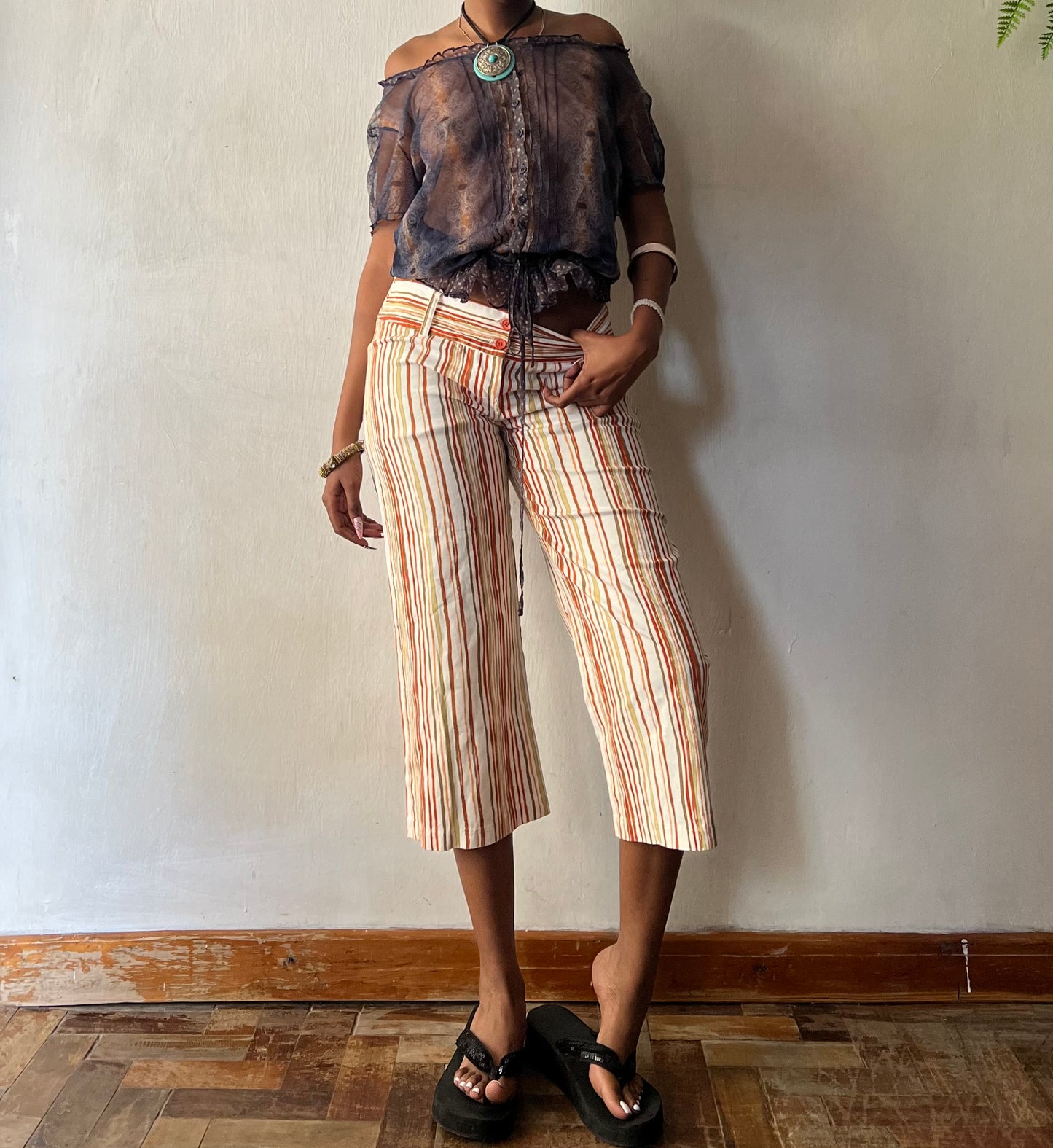 Sheer boho top