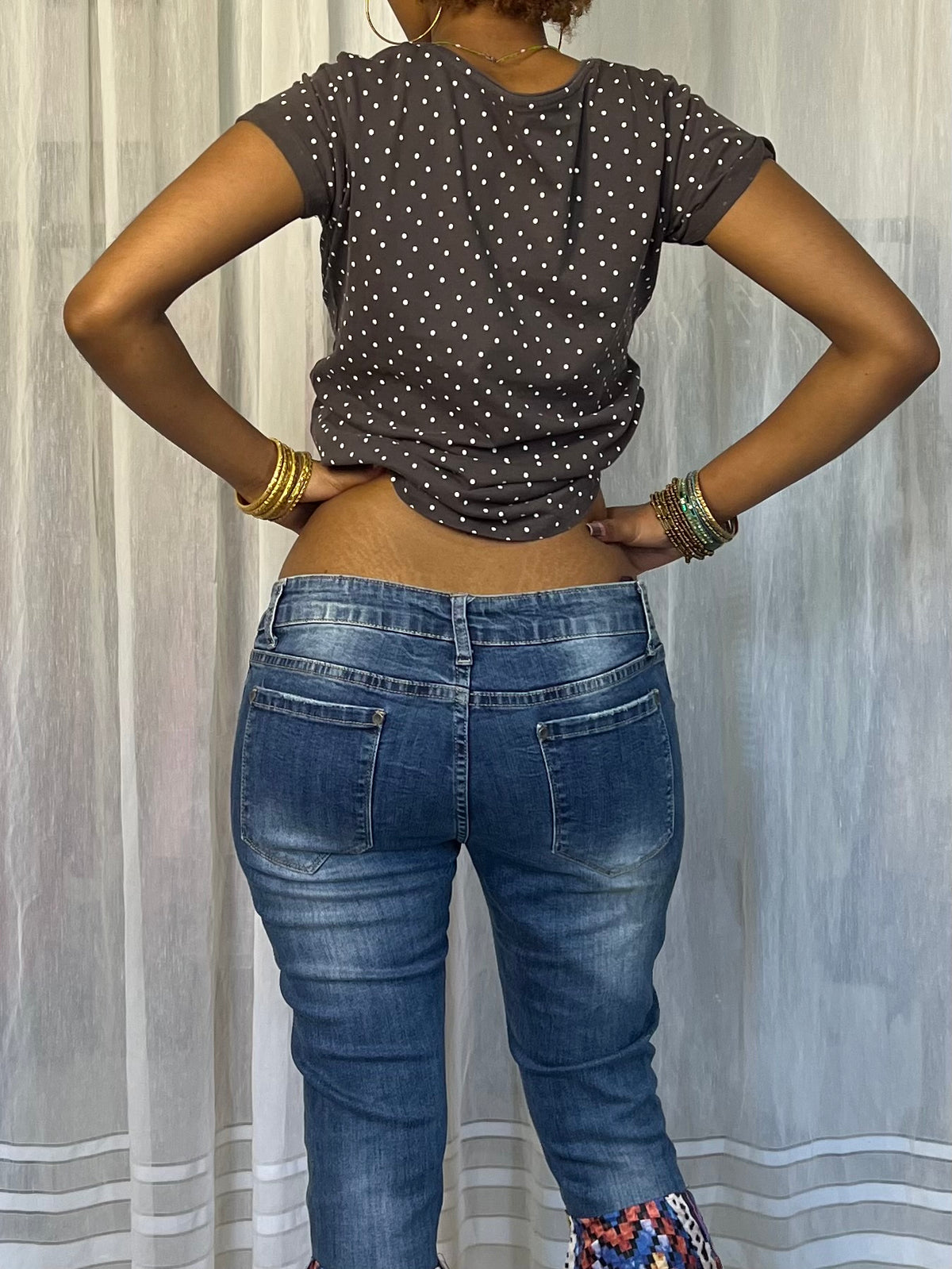 Graphic Polka Dot Tee