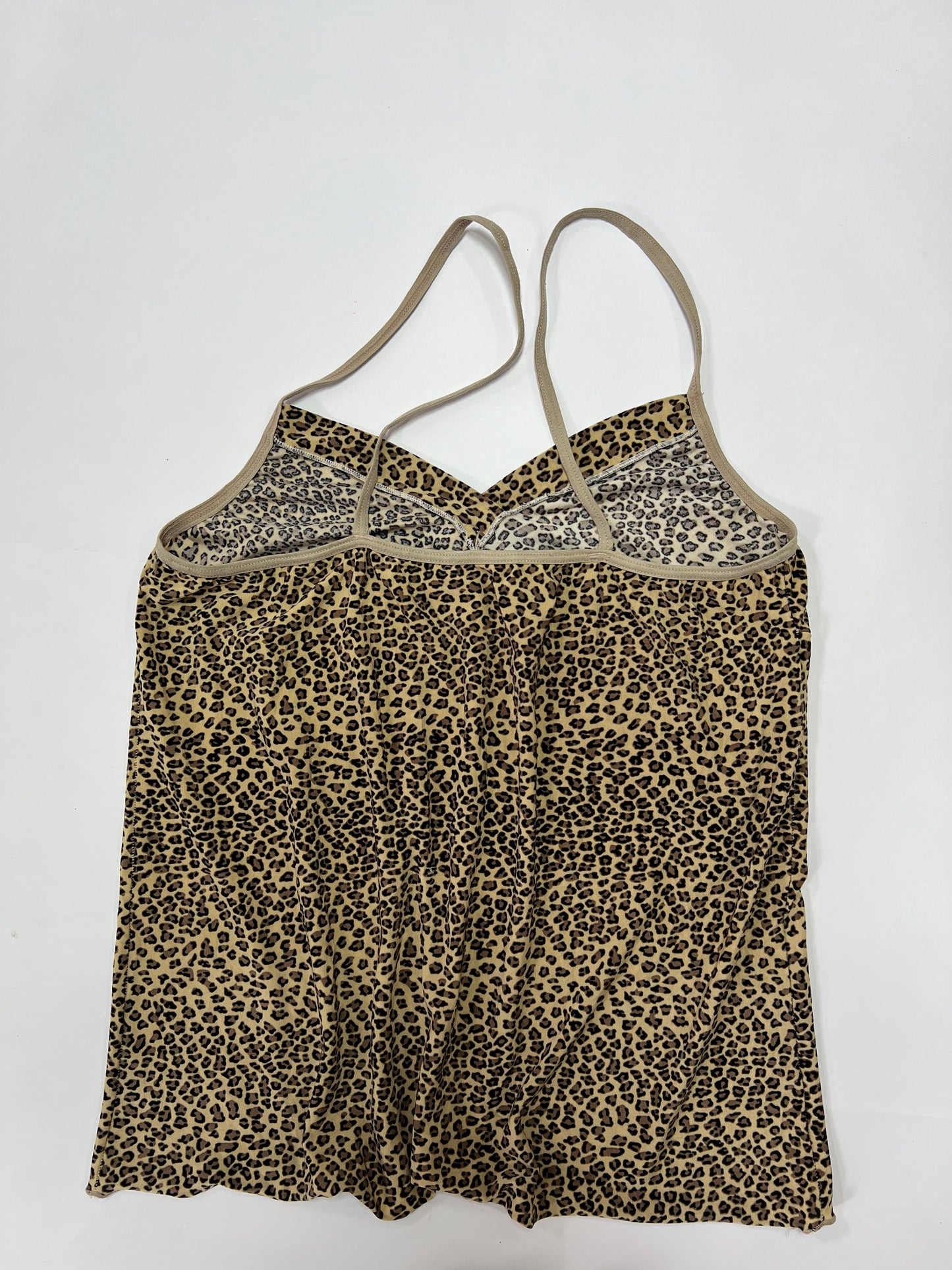 Leopard Print Babydoll Cami