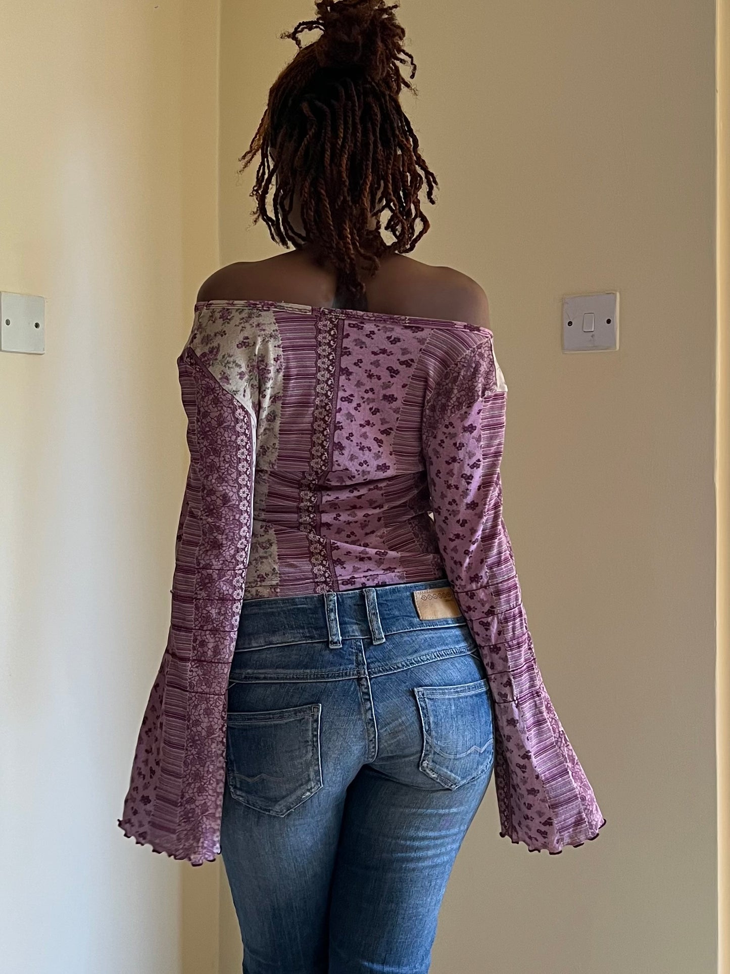 Whimsy bell sleeved top