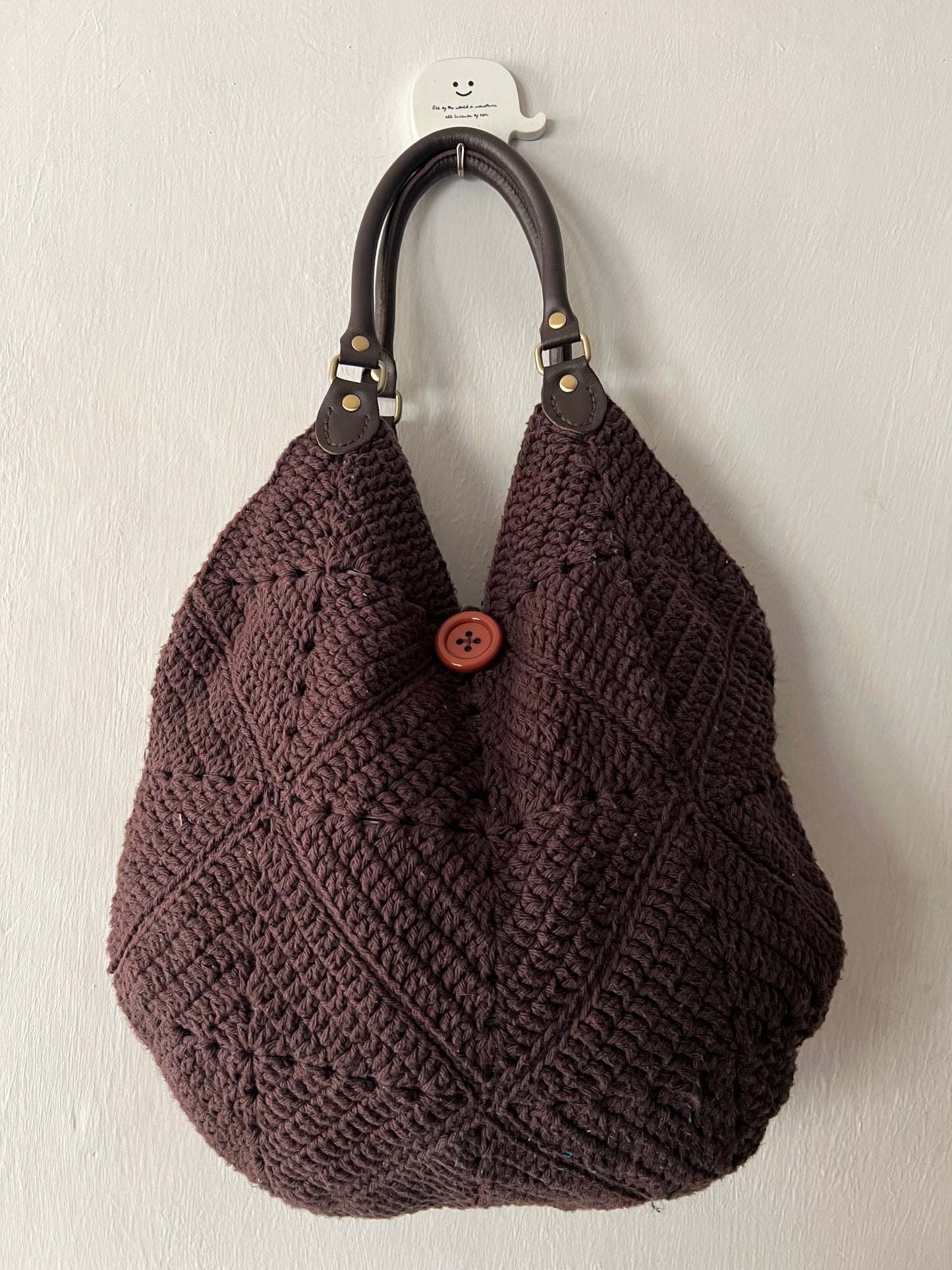 Crochet Hobo Bag