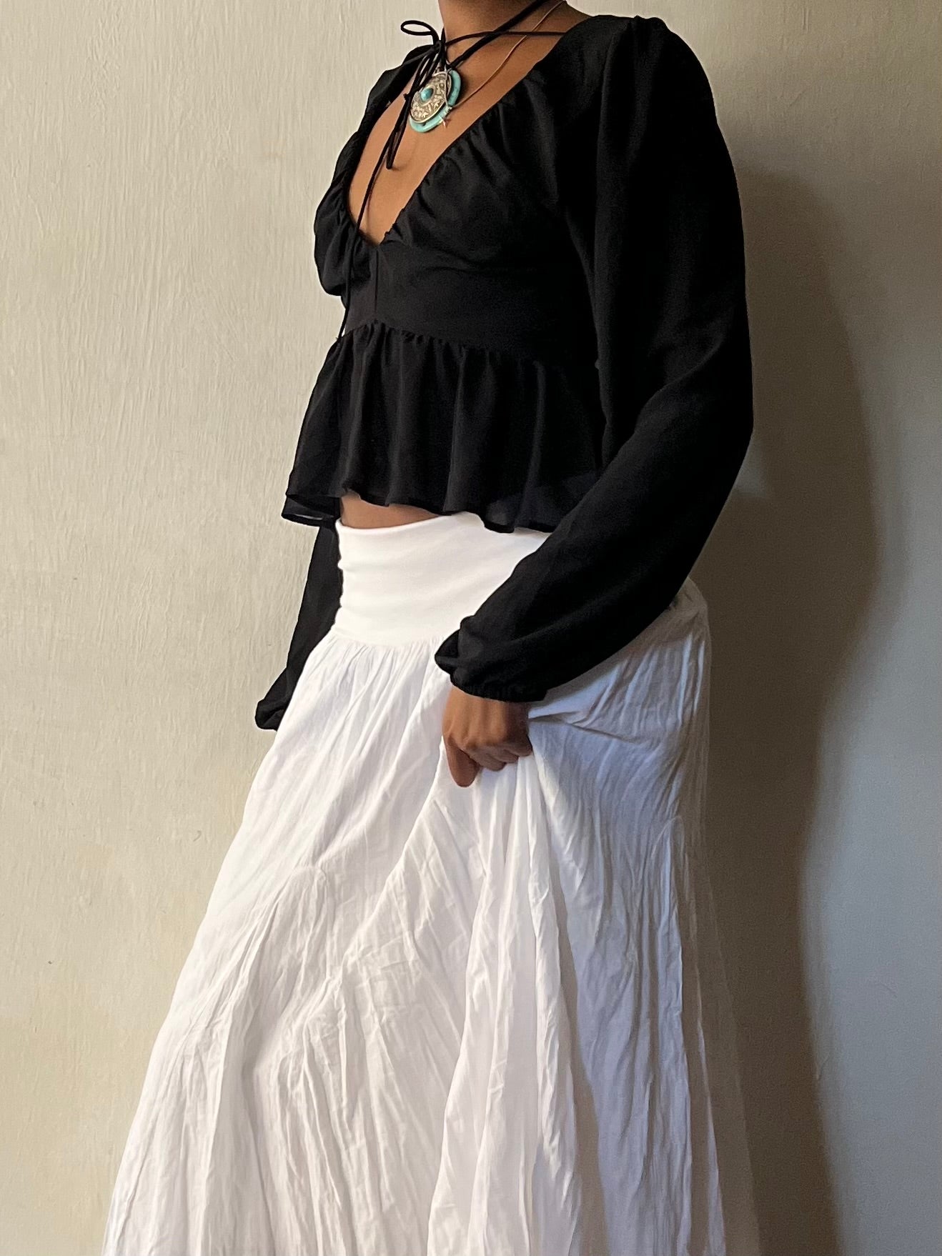 Whimsy chiffon top