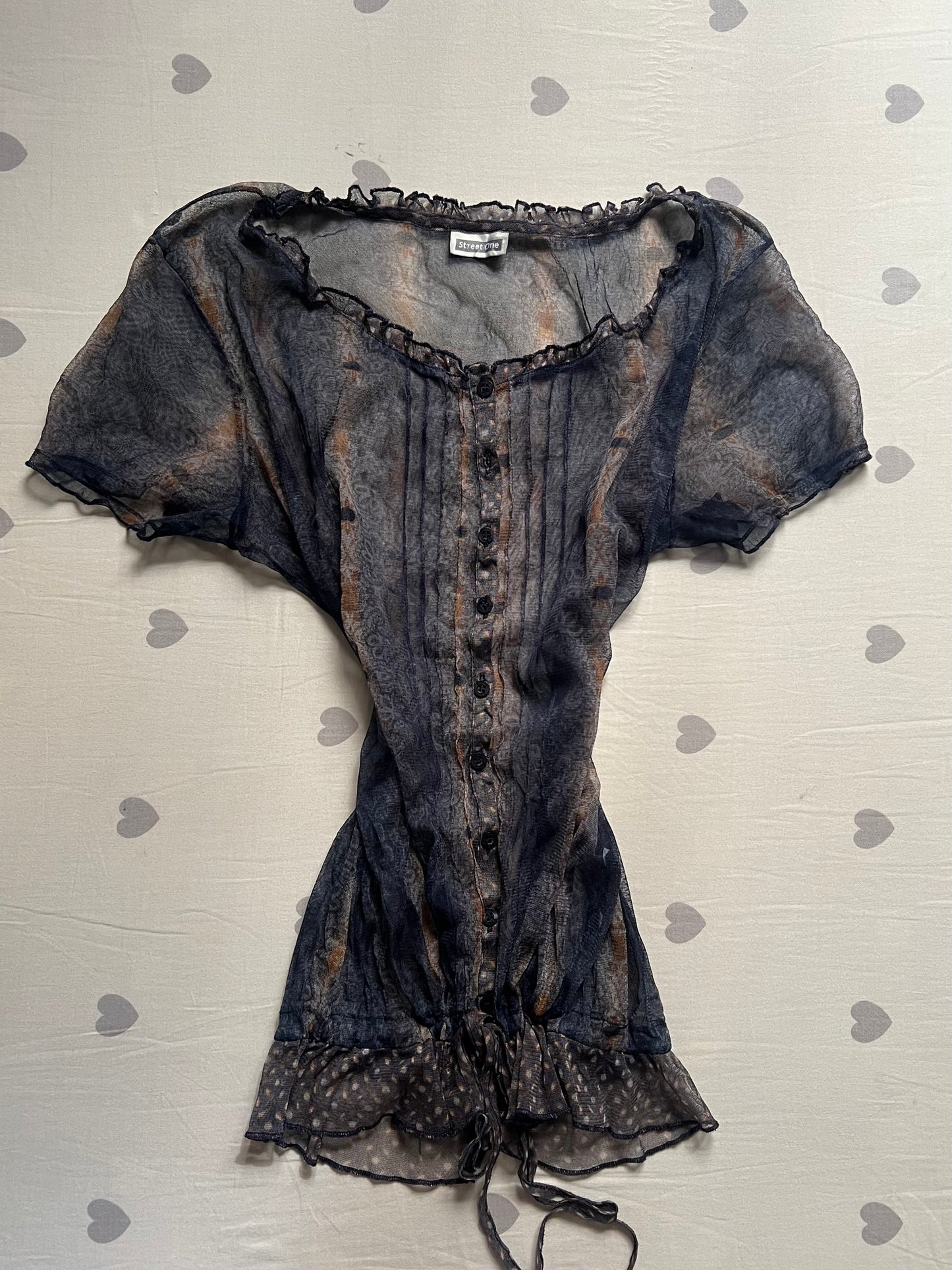 Sheer boho top