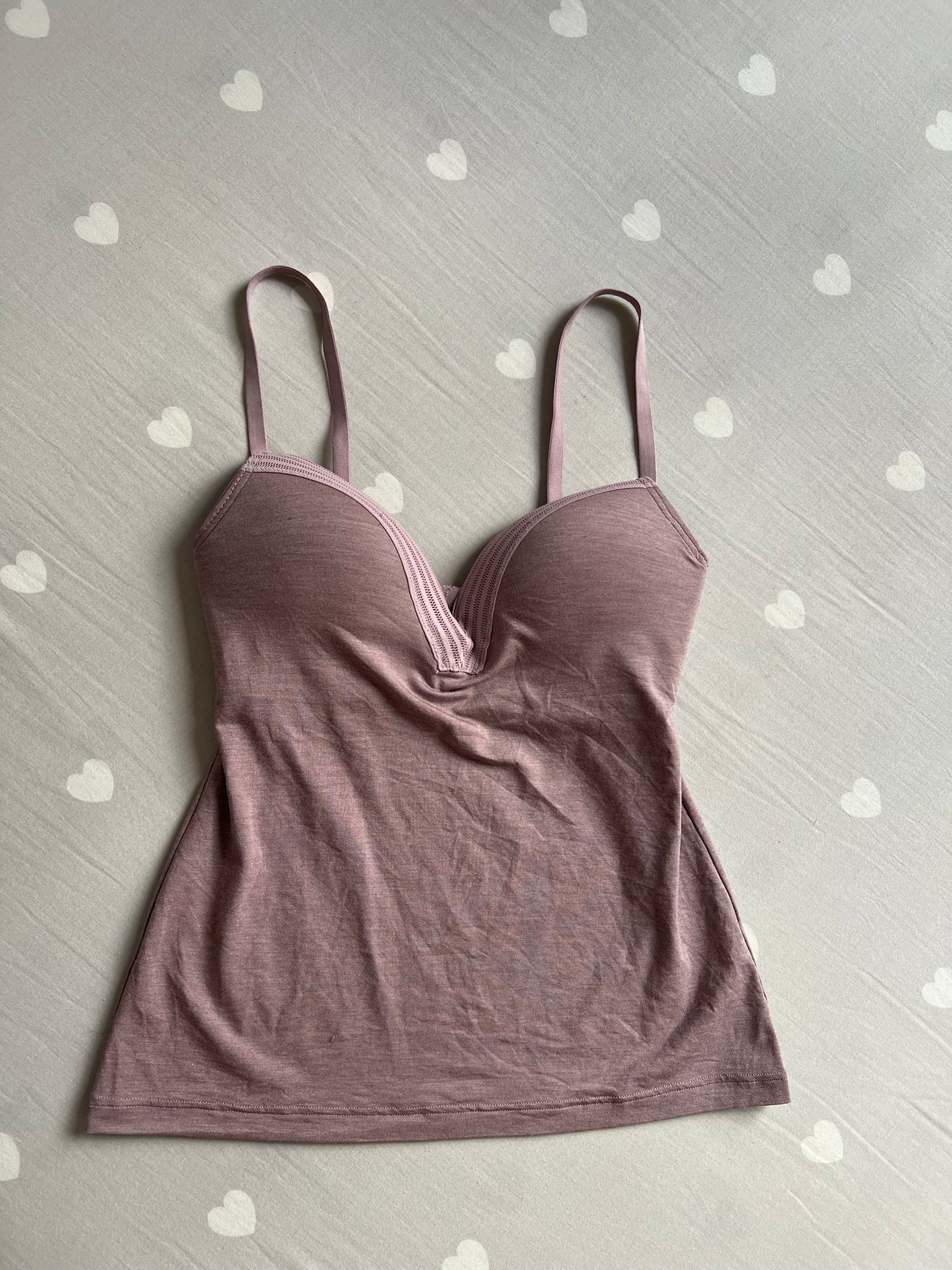 Purple sports tank top