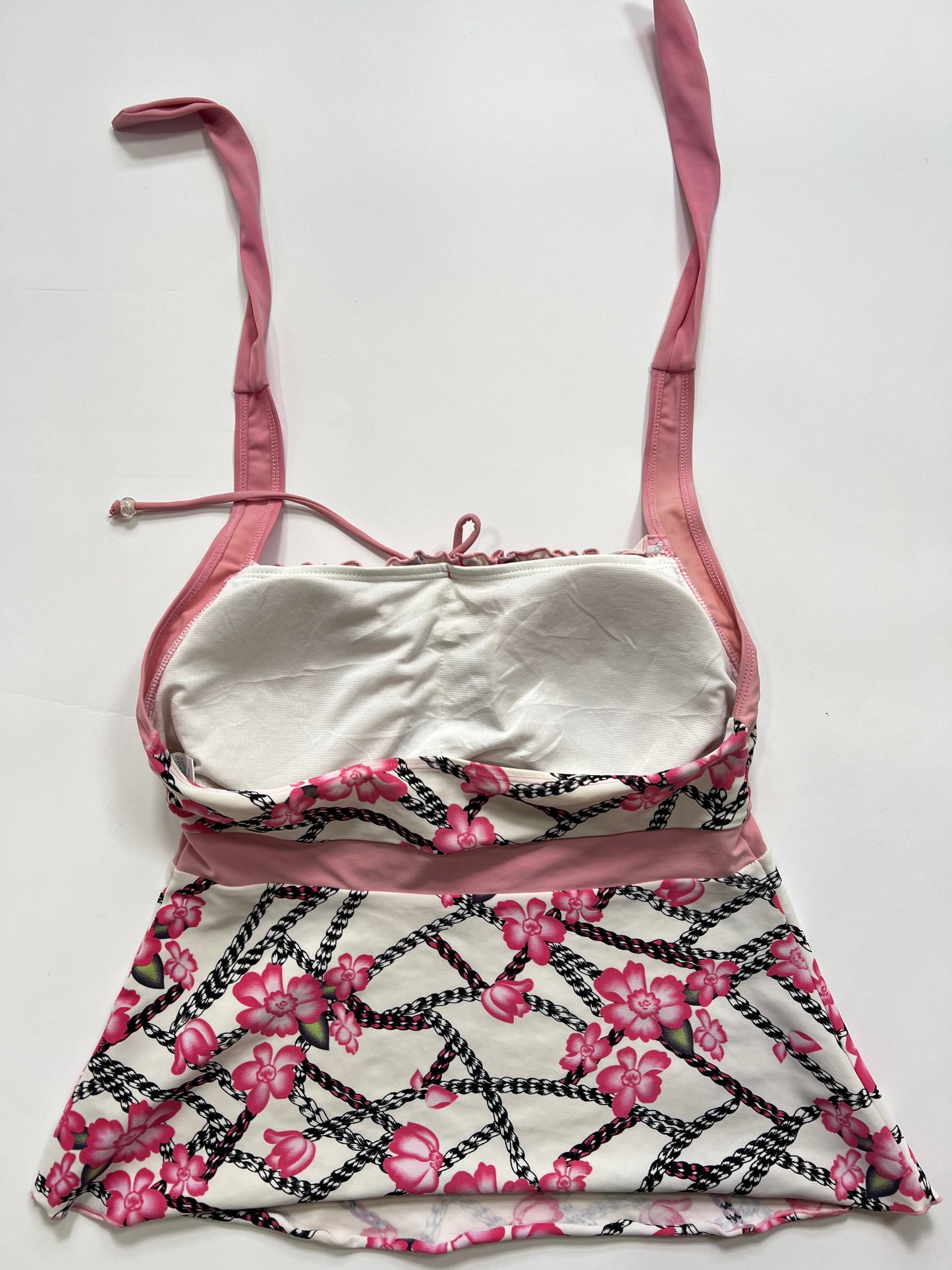 Pink Floral Halter Top