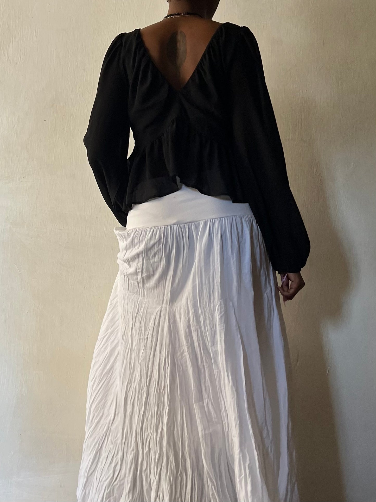 Whimsy chiffon top