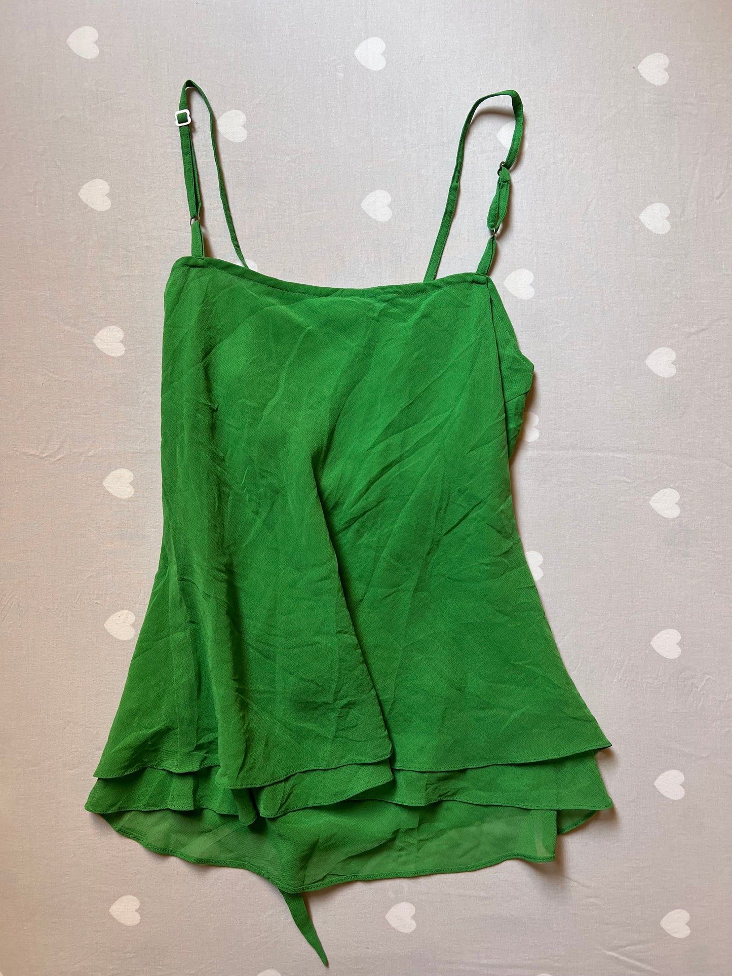 Green Flowy top