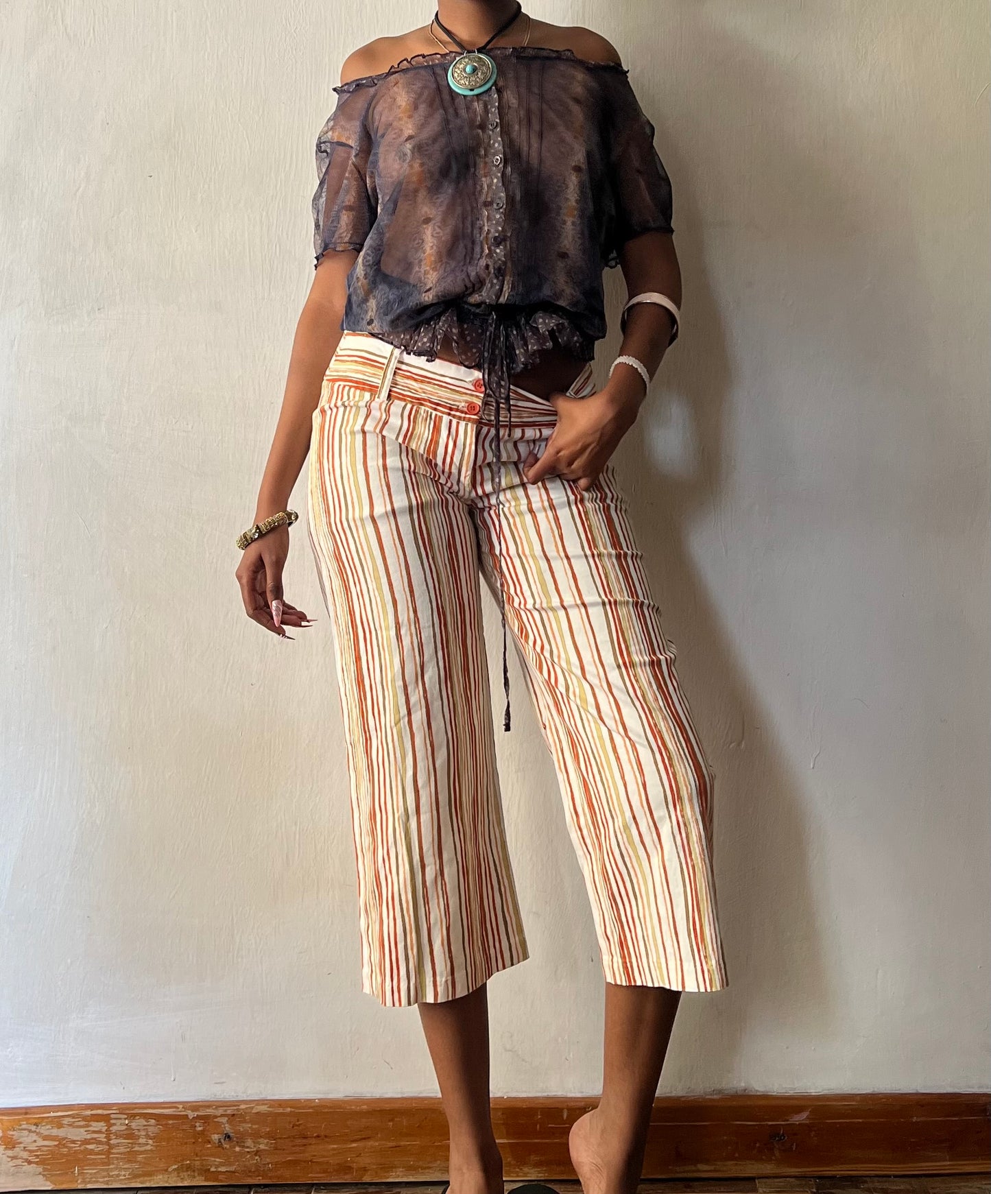Sheer boho top