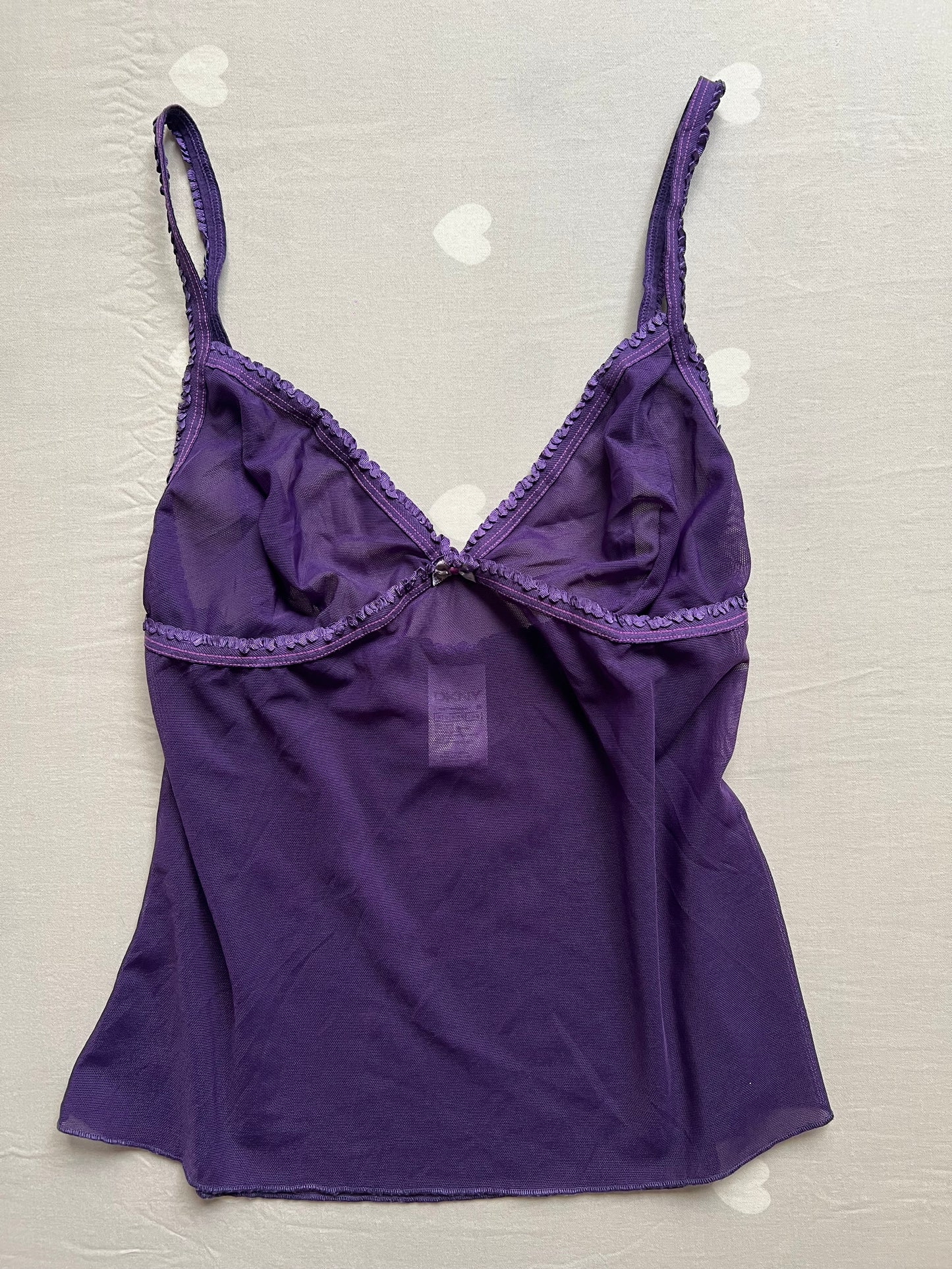 Purple Sheer Cami Top