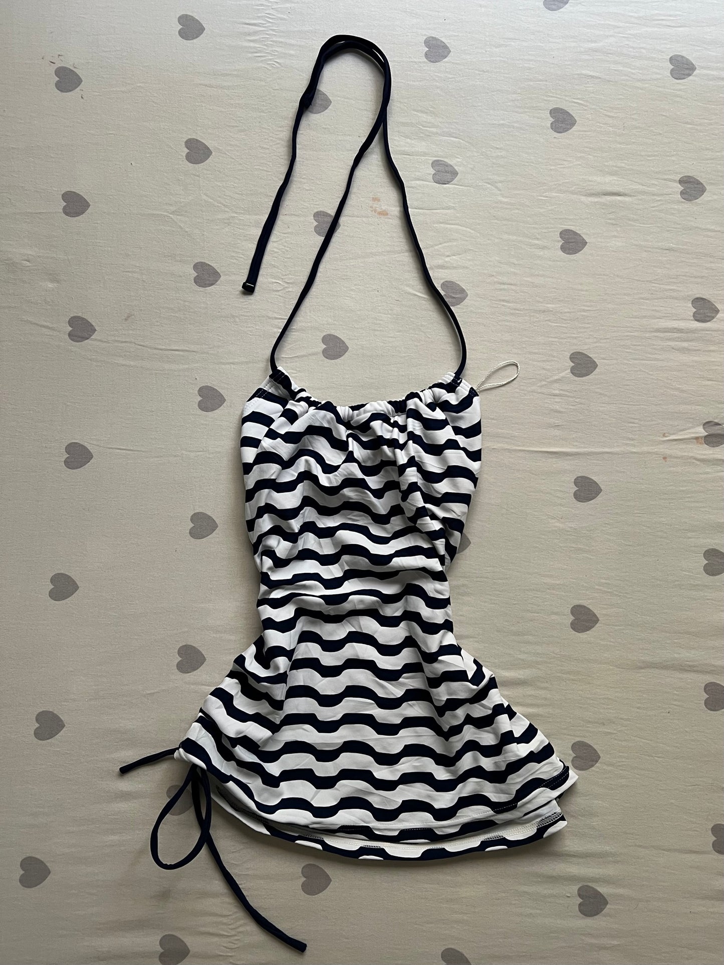 Striped Y2k Halter top