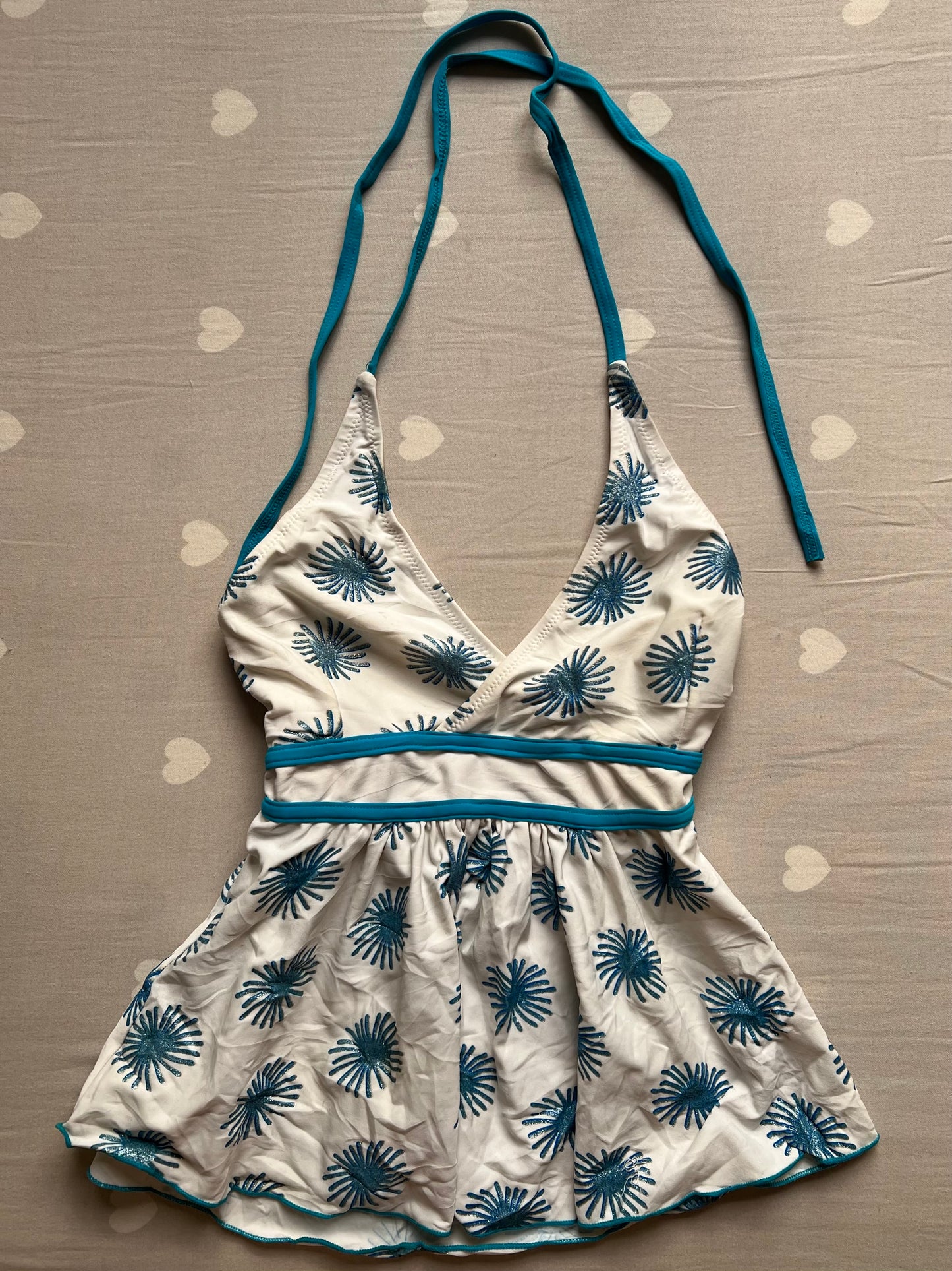 Y2k tankini halter top