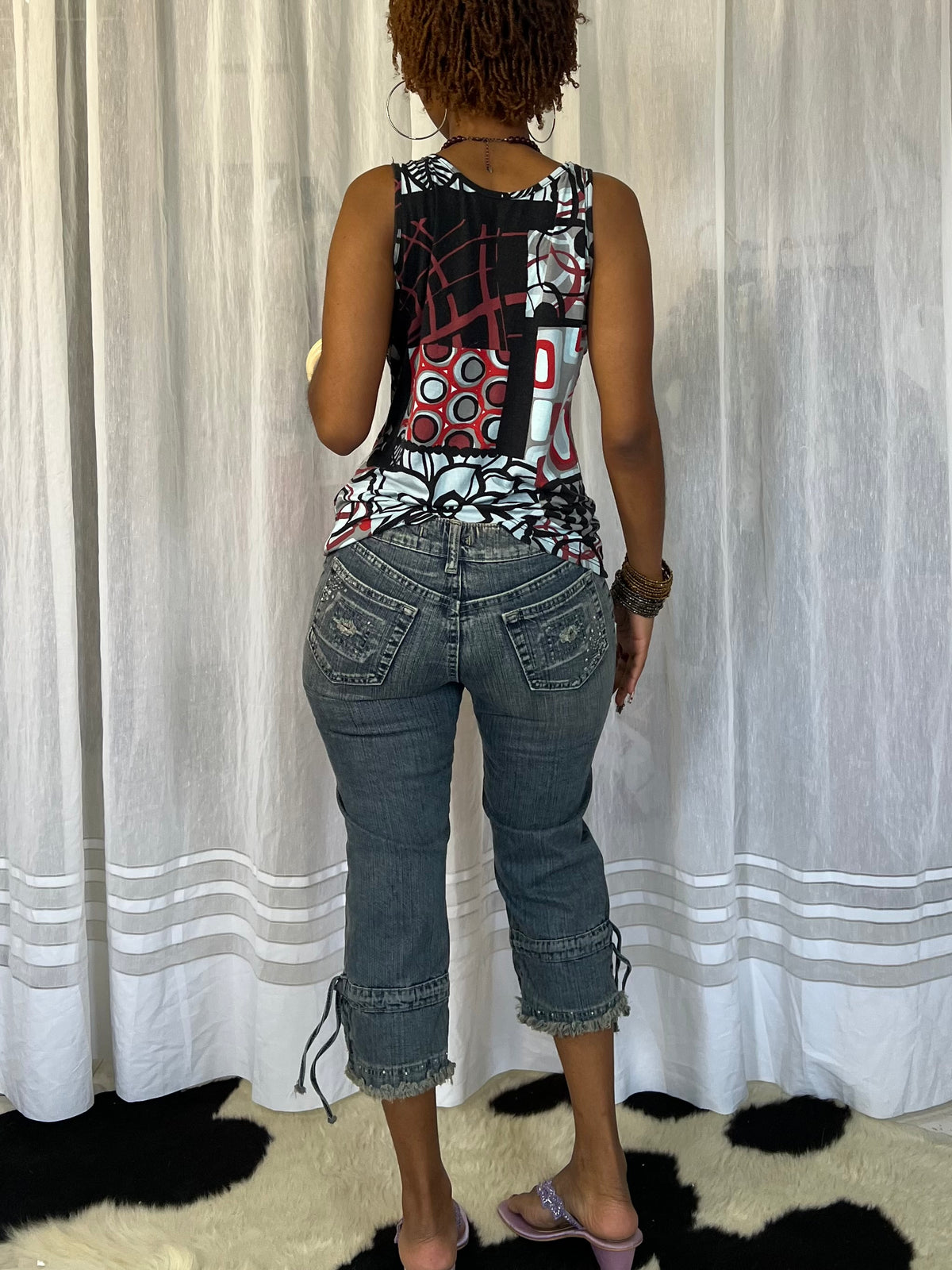 Abstract Print Cami