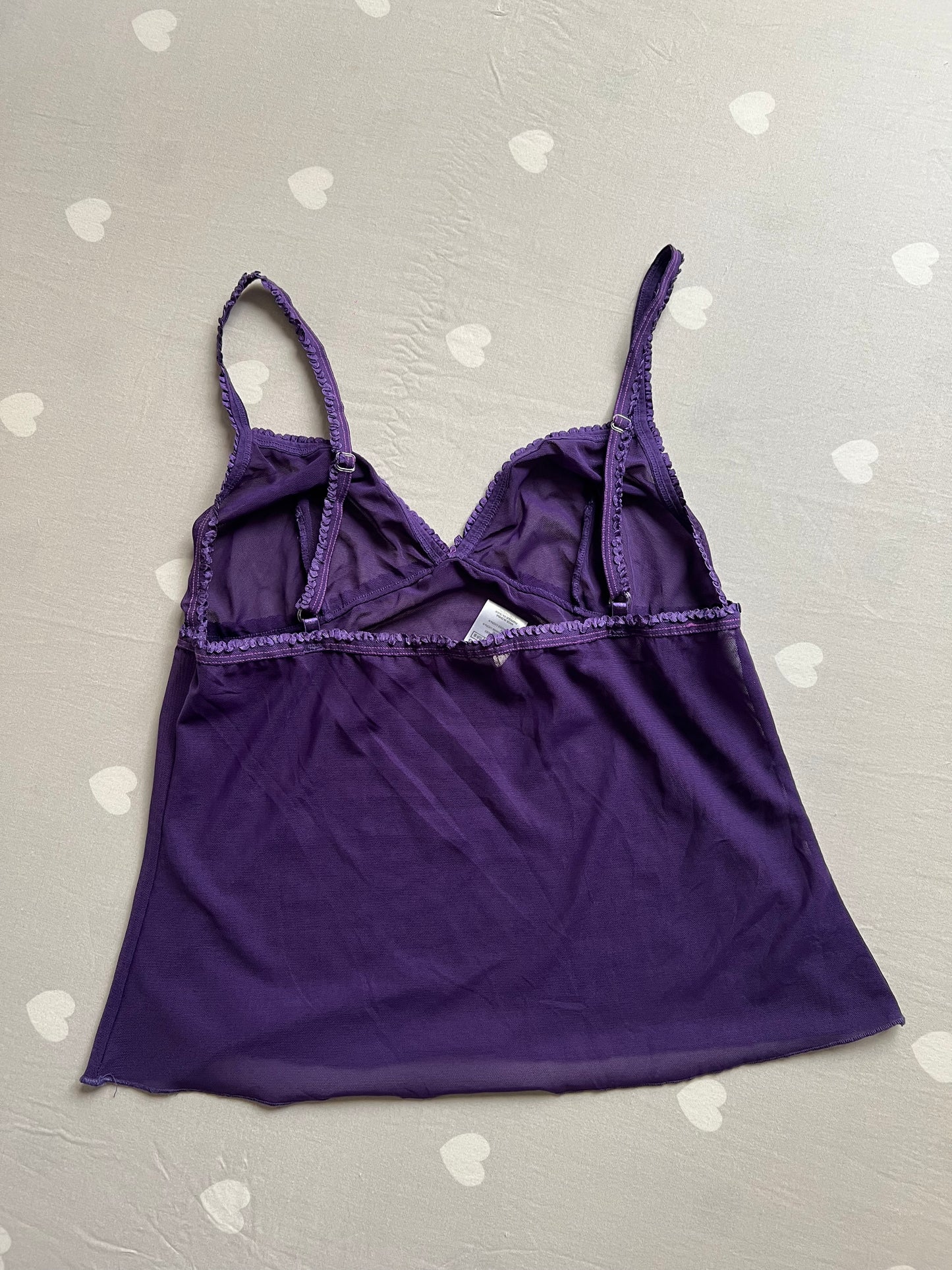 Purple Sheer Cami Top