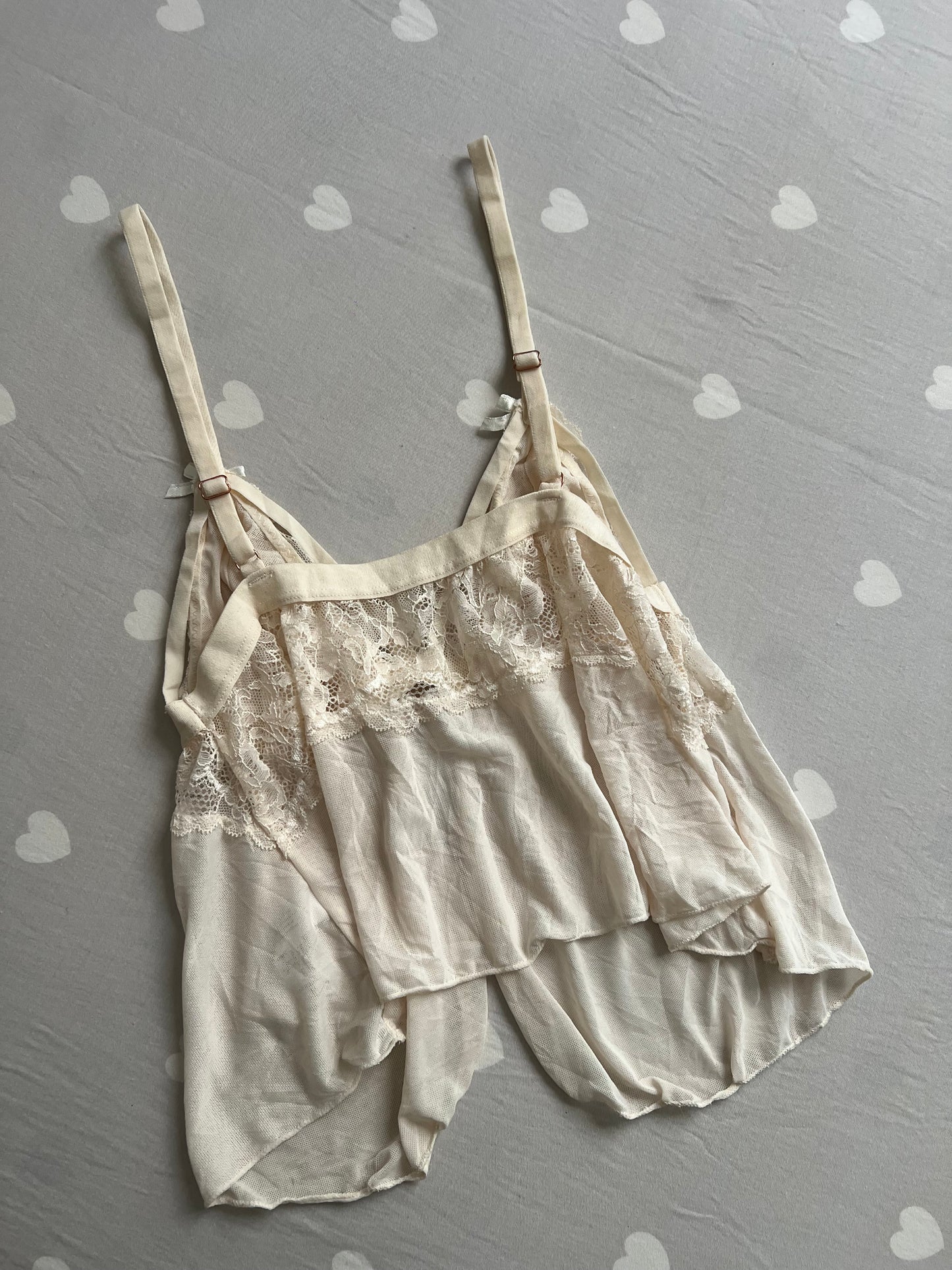 Cream lingerie top