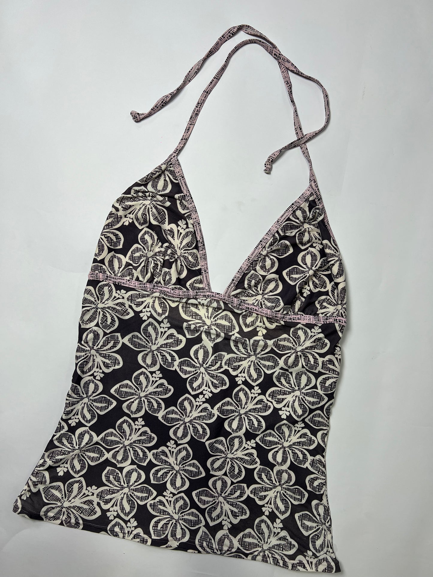 Floral Halter Tank Top