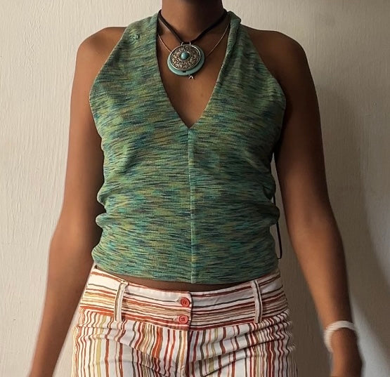 Vintage hippie Halter Top