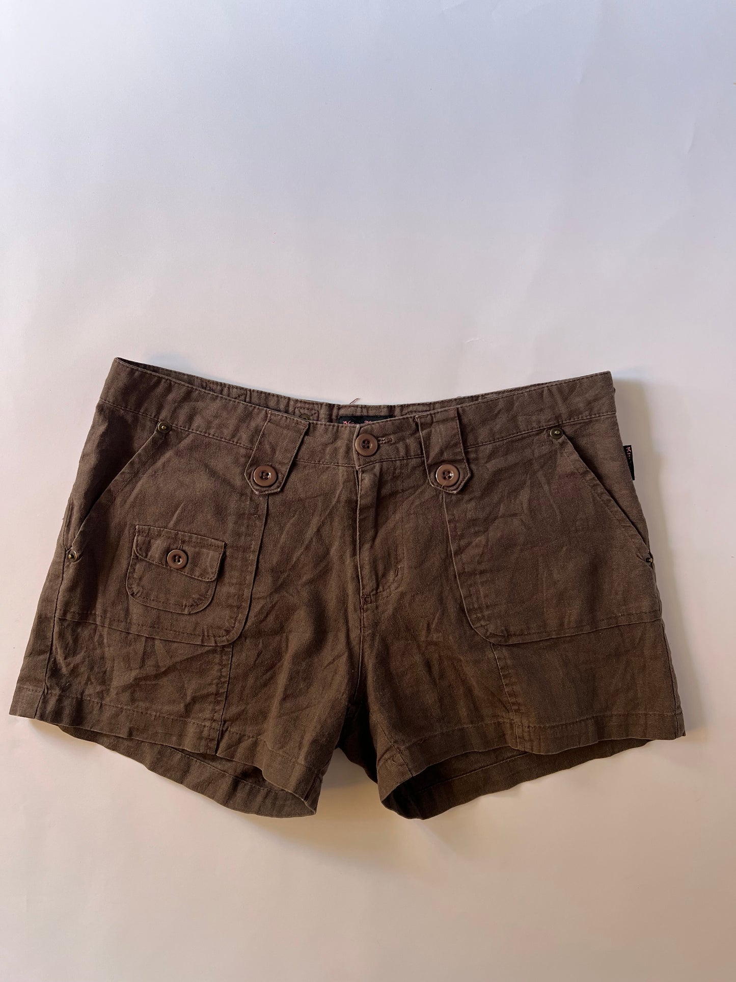 Brown cargo shorts