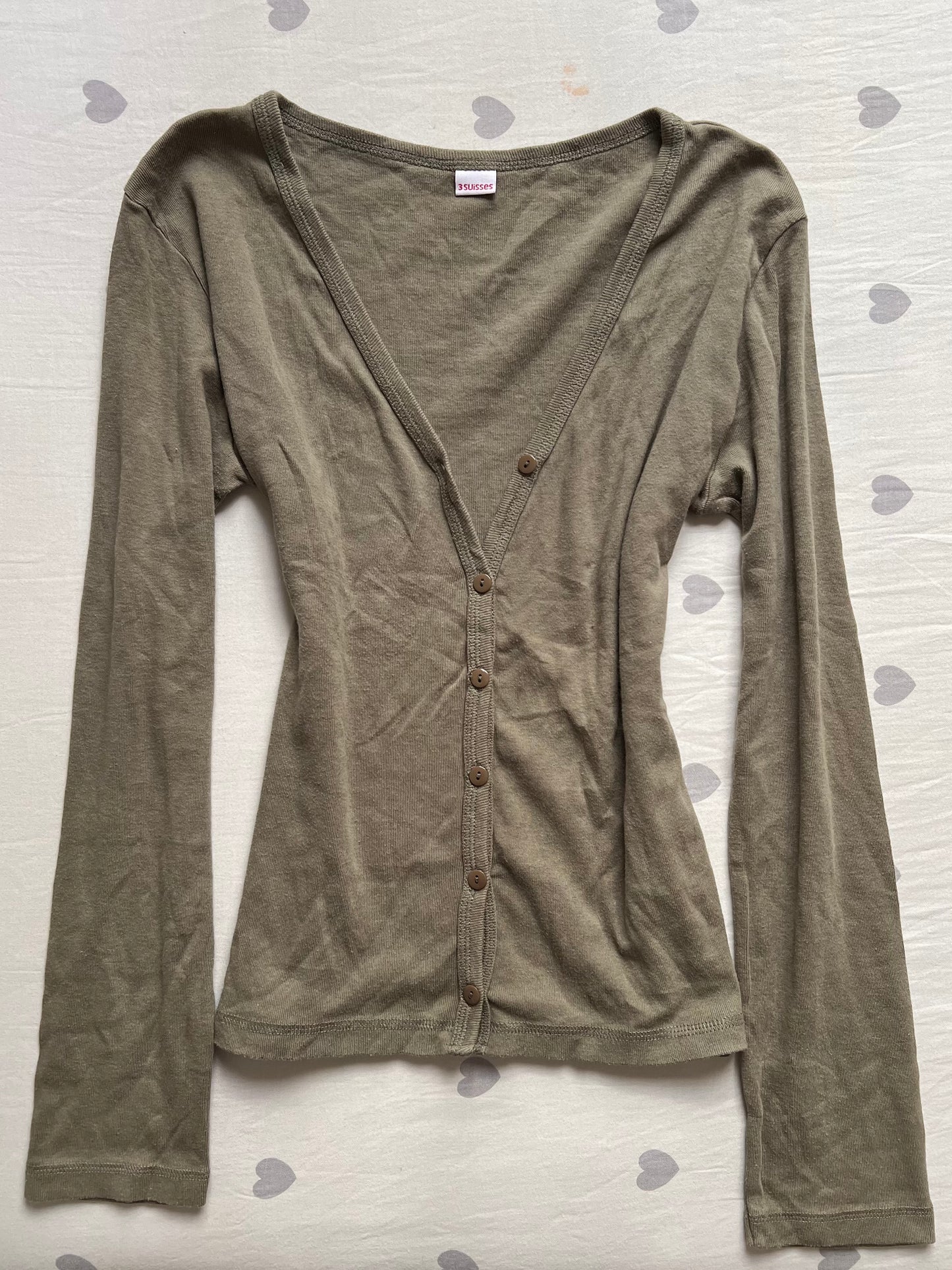 Olive Green Cardigan