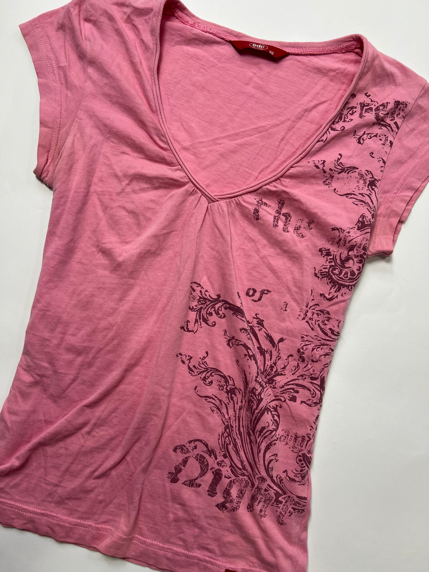 Graphic V-Neck Tee
