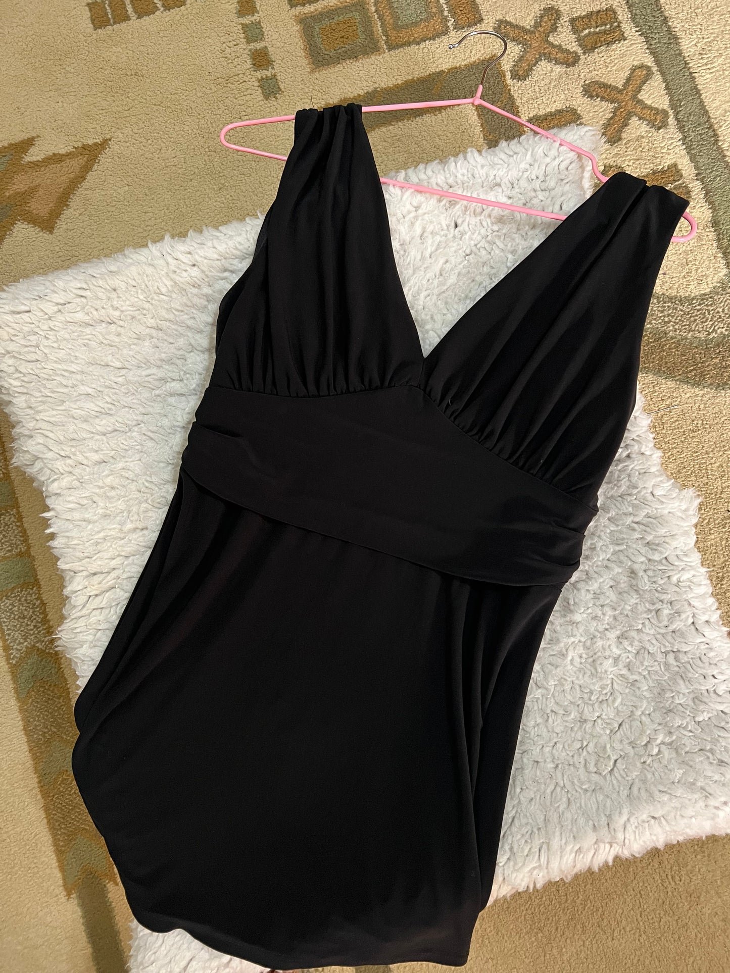 Flowy black cami top