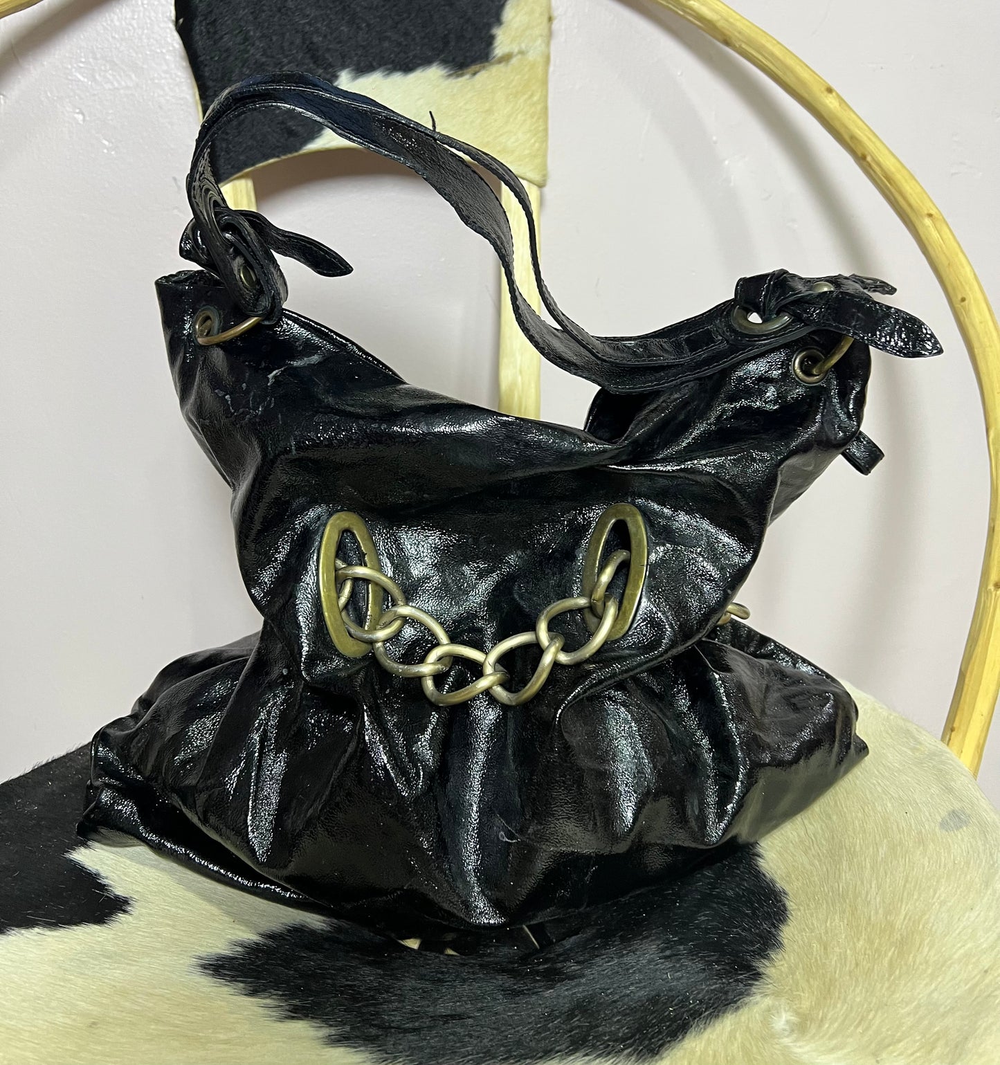 Slouchy leather bag