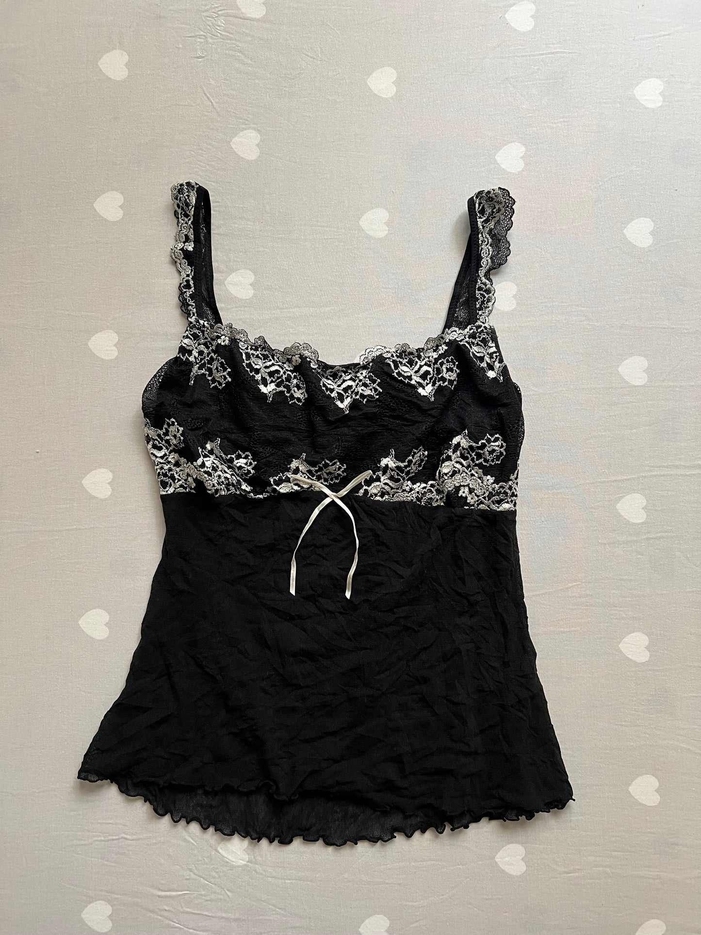 Mesh baby doll cami