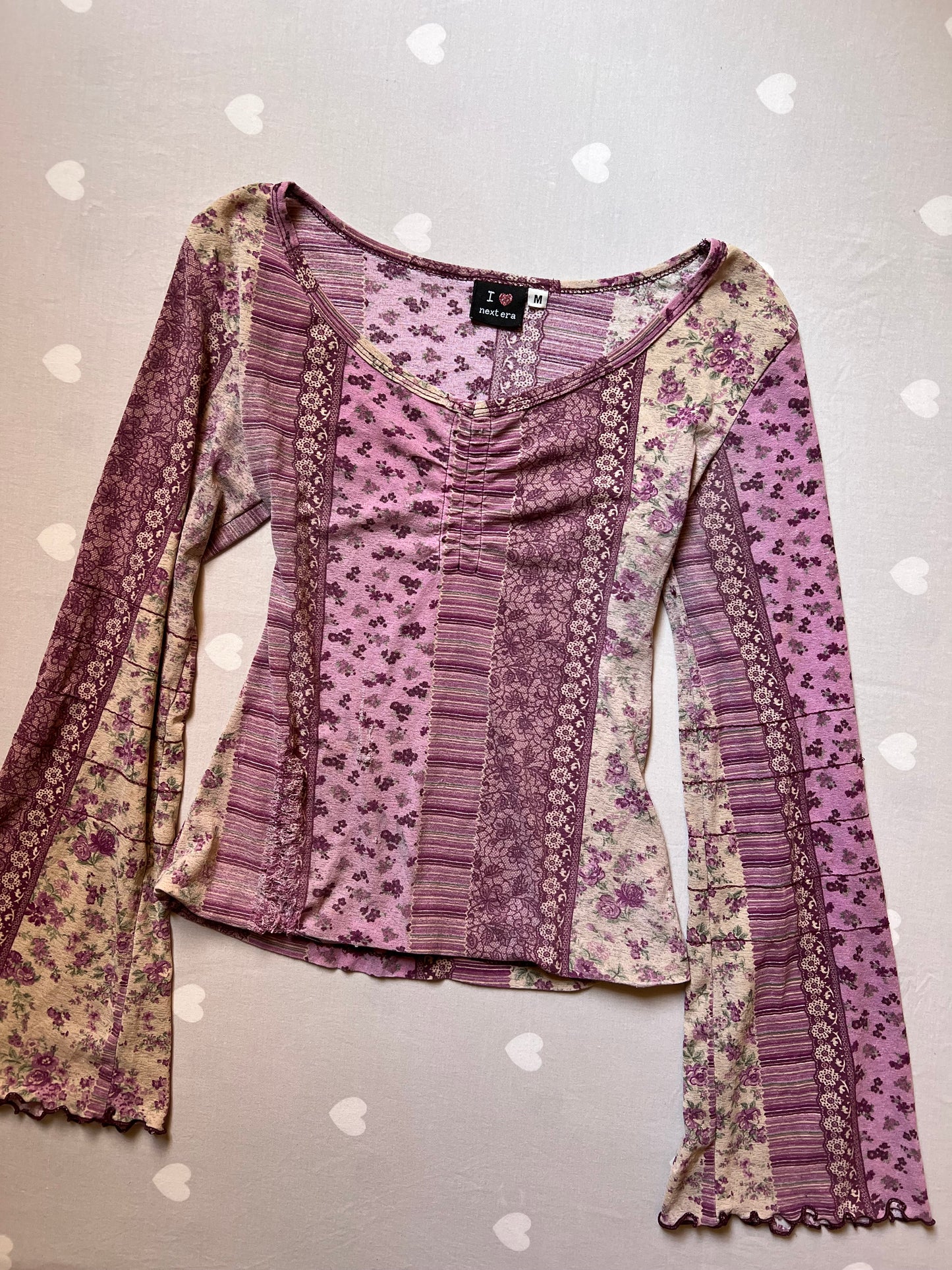 Whimsy bell sleeved top