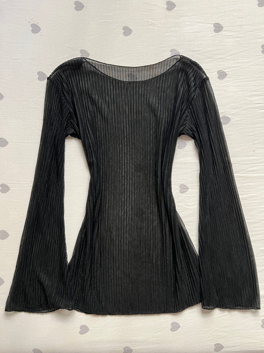 Sheer Bell Sleeved Top